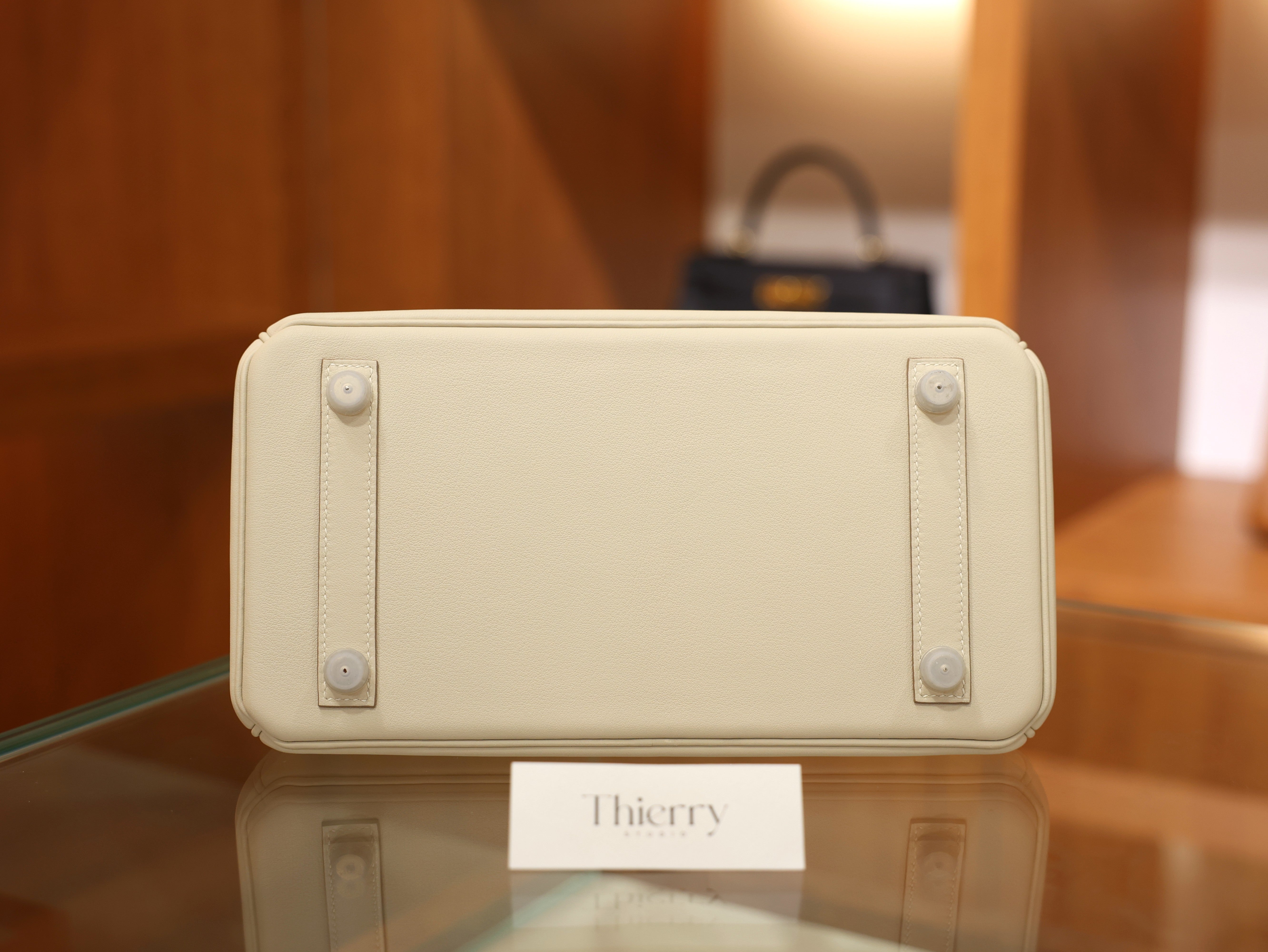 Birkin 25 swift craie PHW