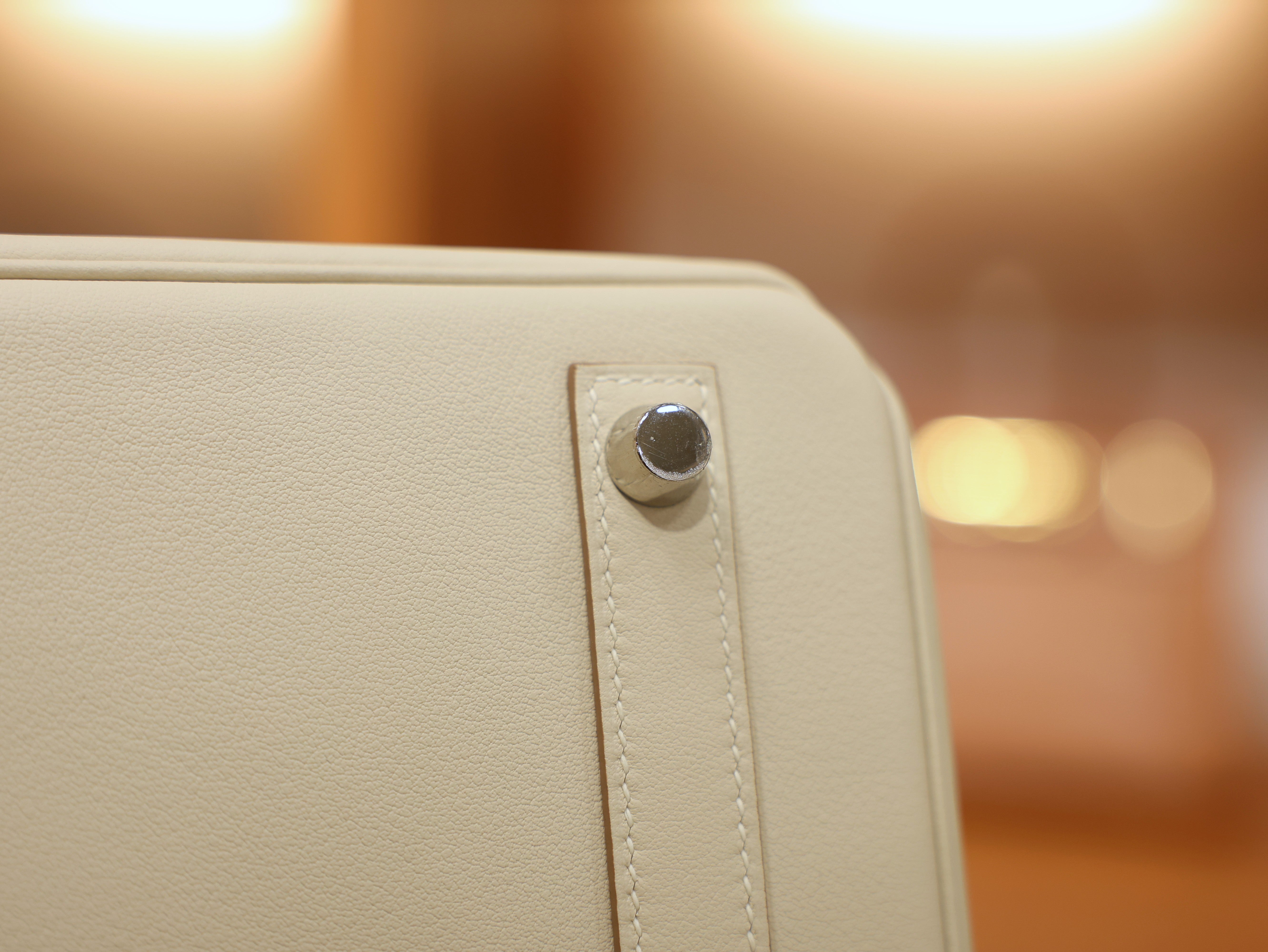 Birkin 25 swift craie PHW