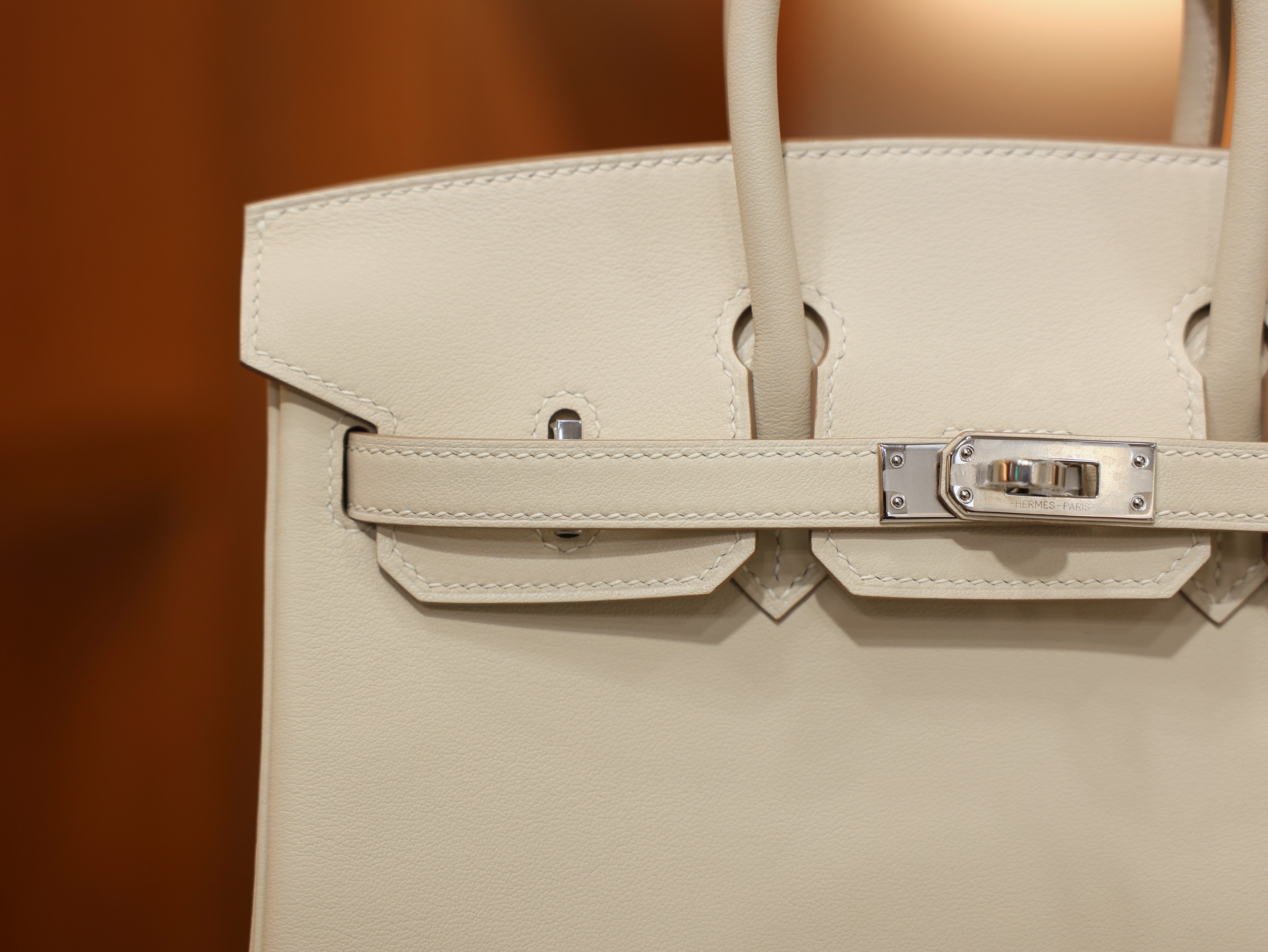 Birkin 25 swift craie PHW