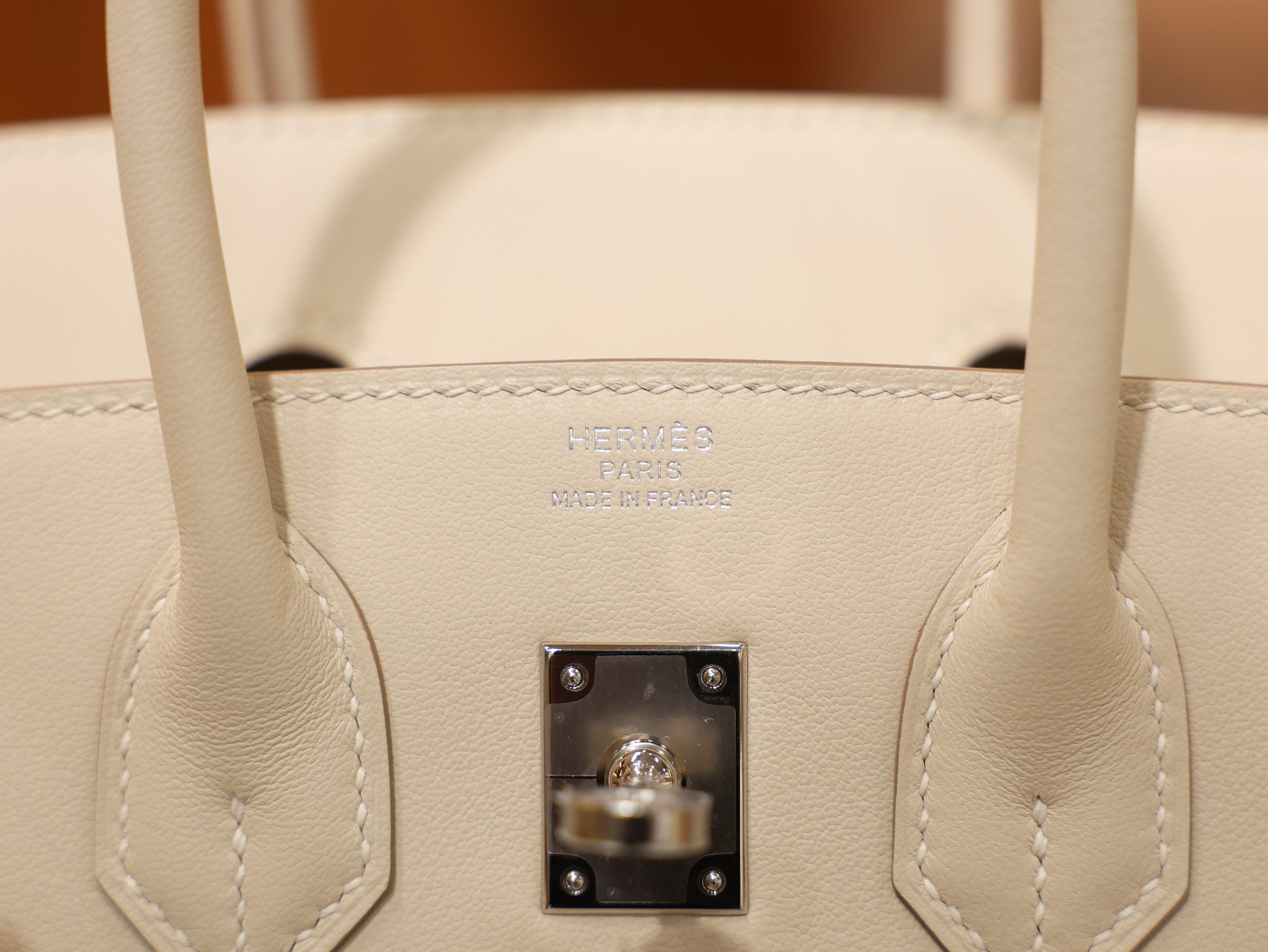 Birkin 25 swift craie PHW