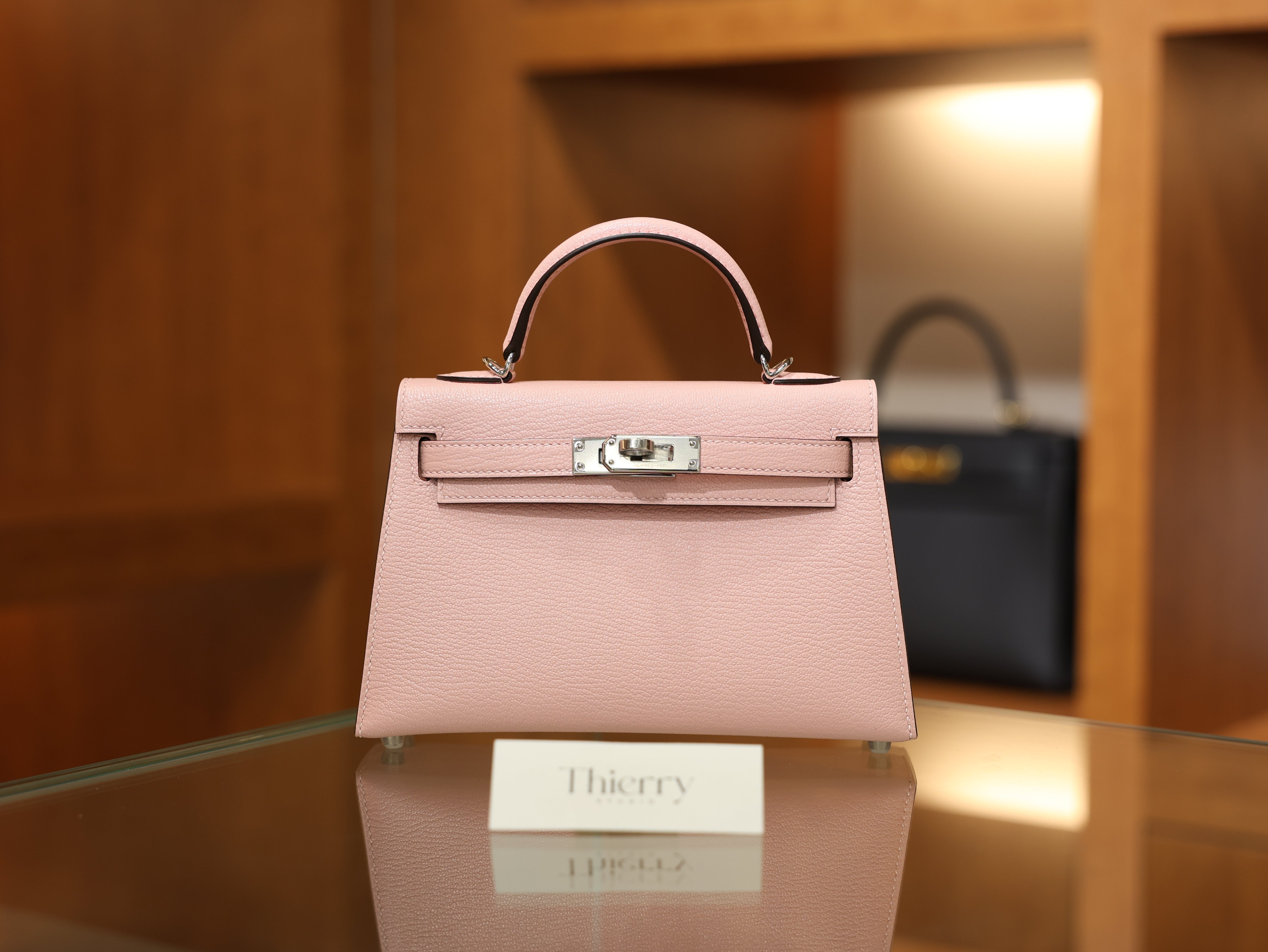 Kelly mini 2 chevre rose sakura PHW