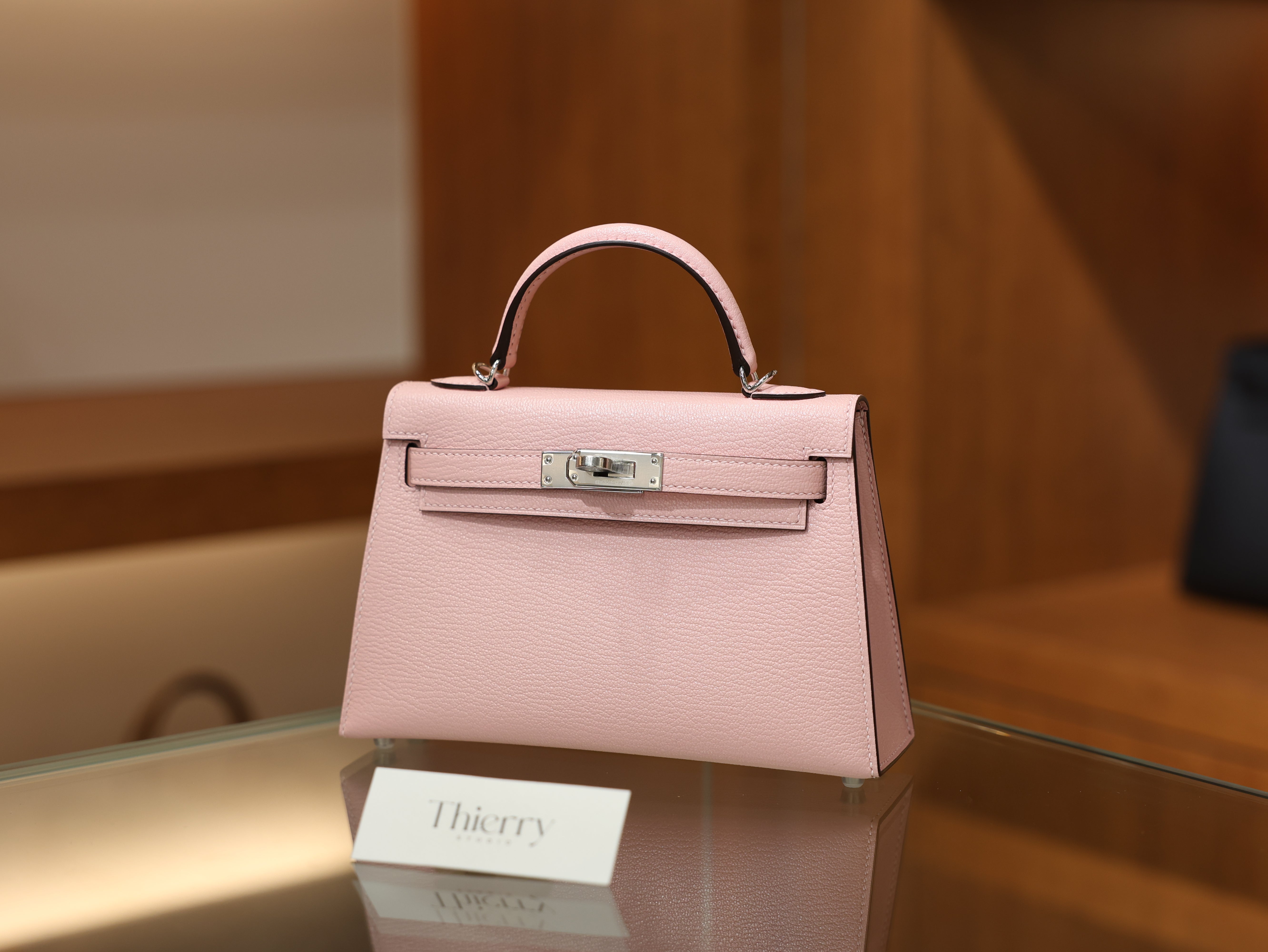 Kelly mini 2 chevre rose sakura PHW