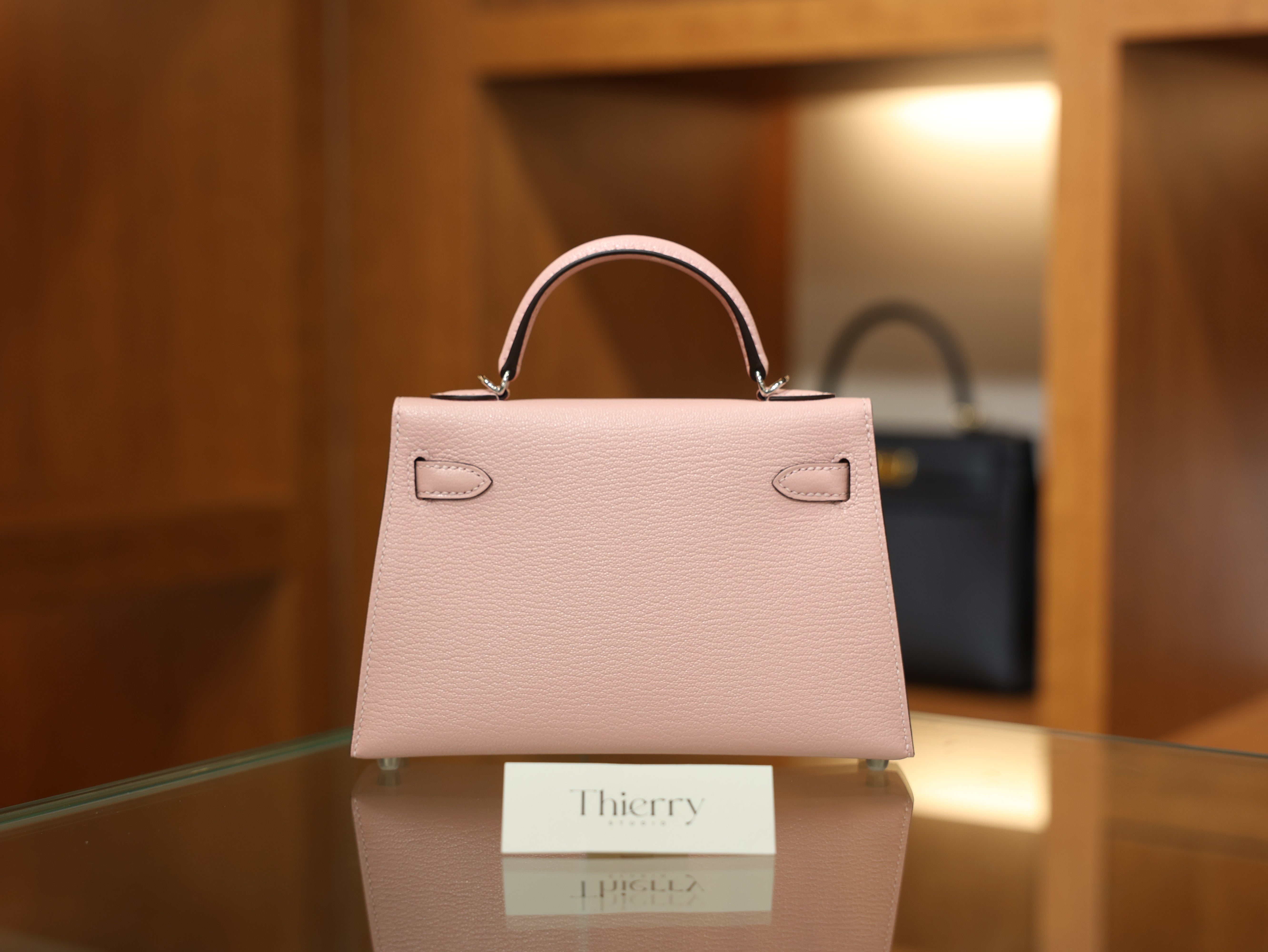 Kelly mini 2 chevre rose sakura PHW