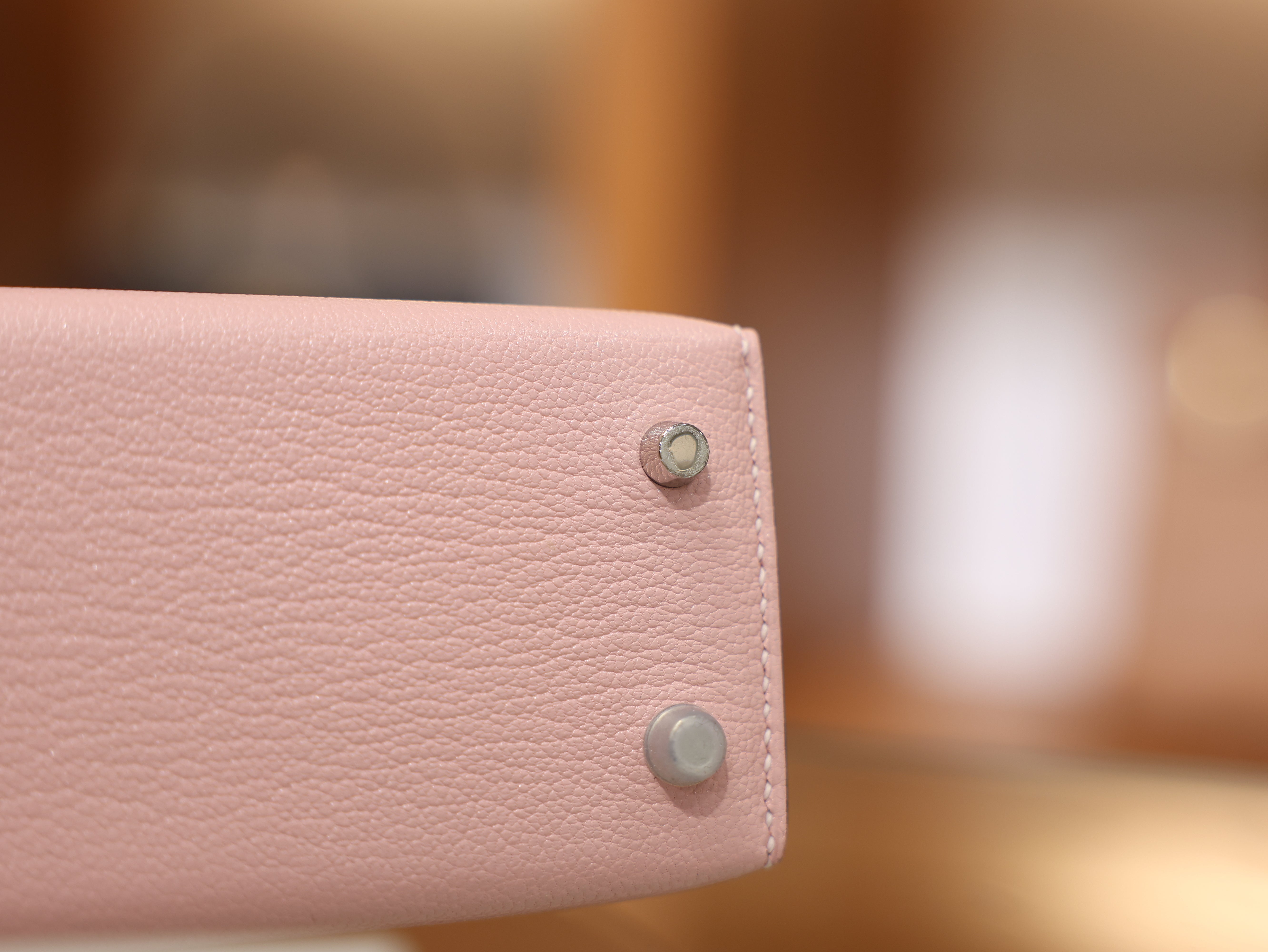 Kelly mini 2 chevre rose sakura PHW