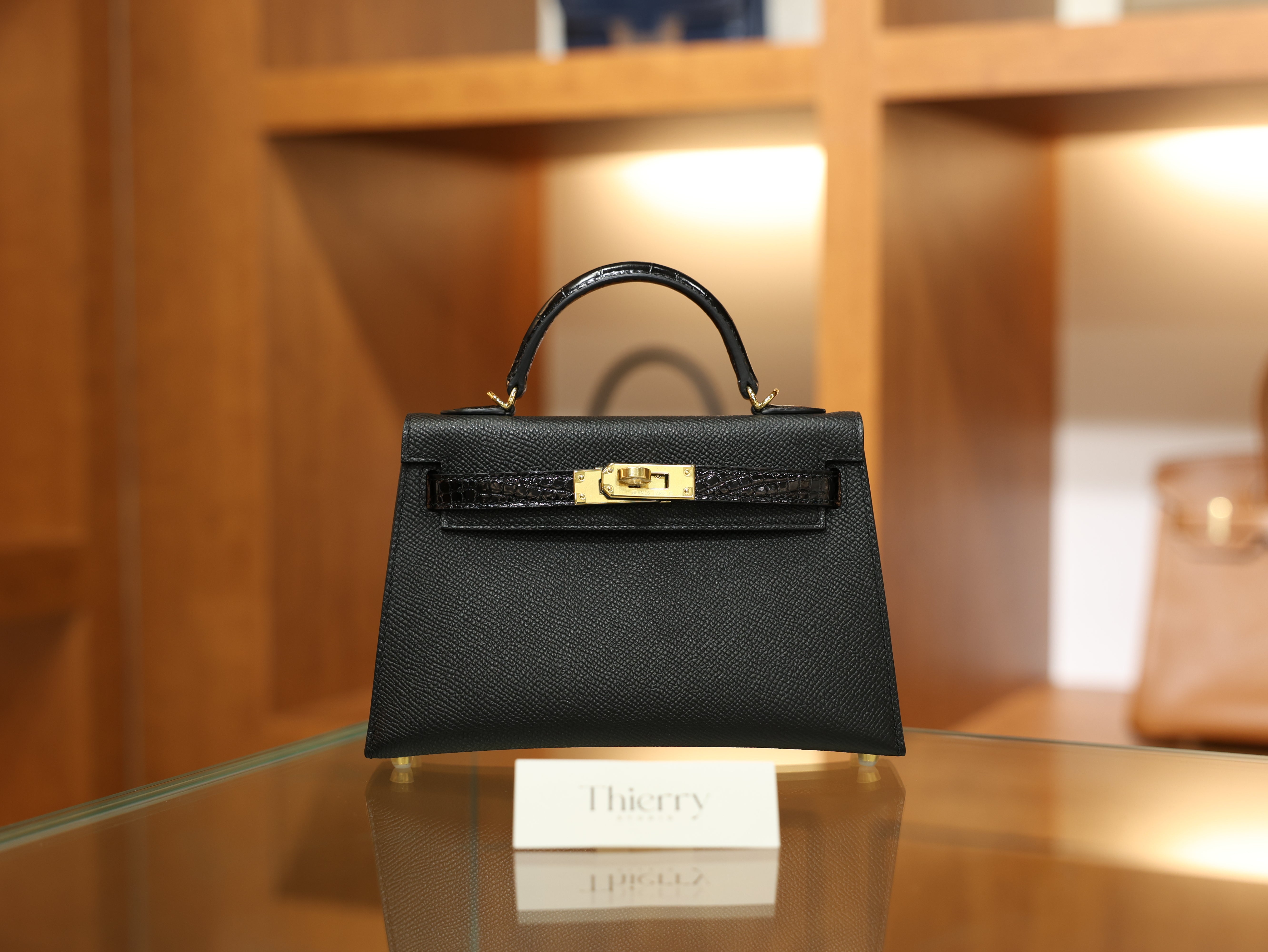 Kelly mini 2 epsom touch black GHW