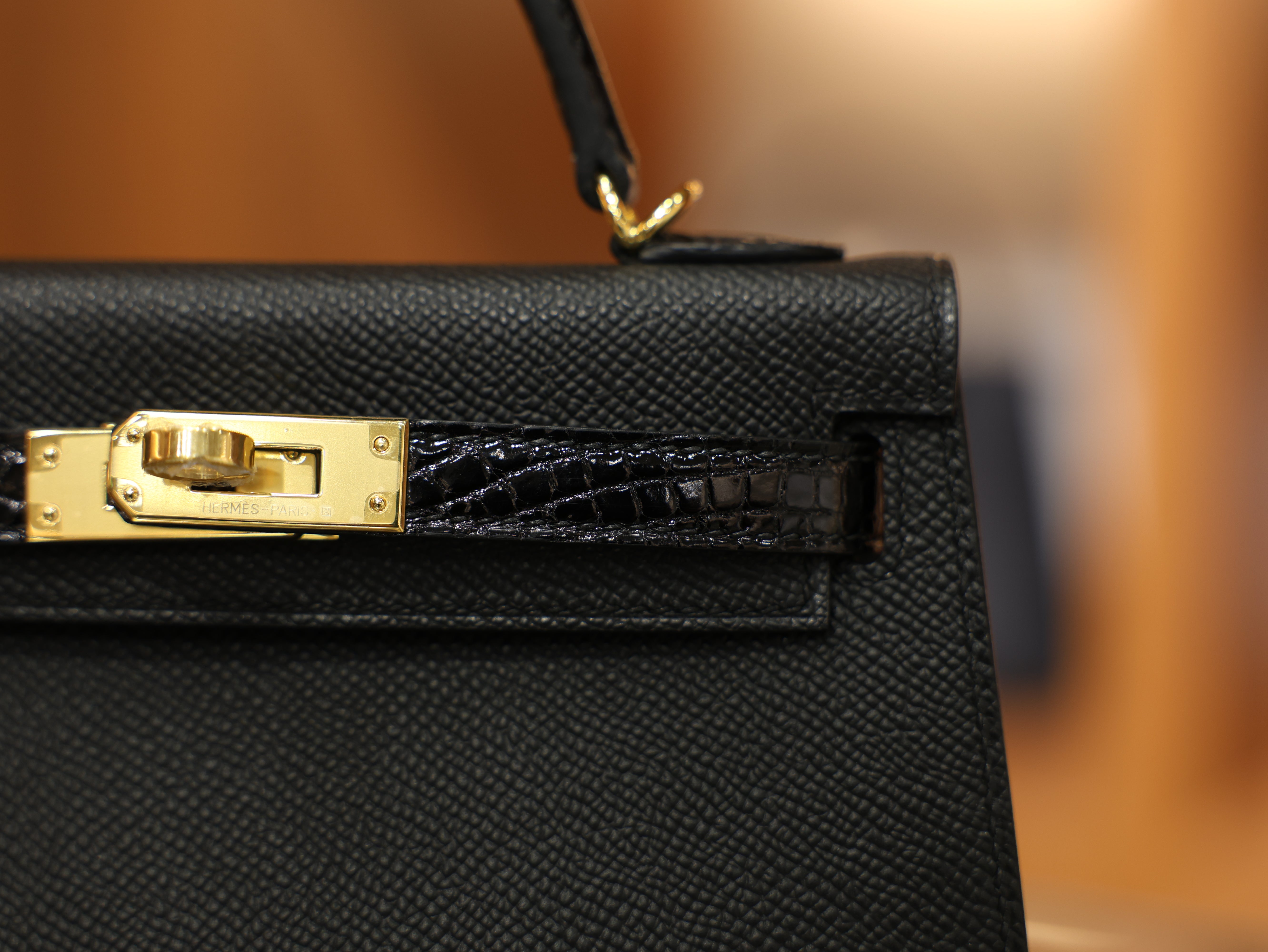 Kelly mini 2 epsom touch black GHW
