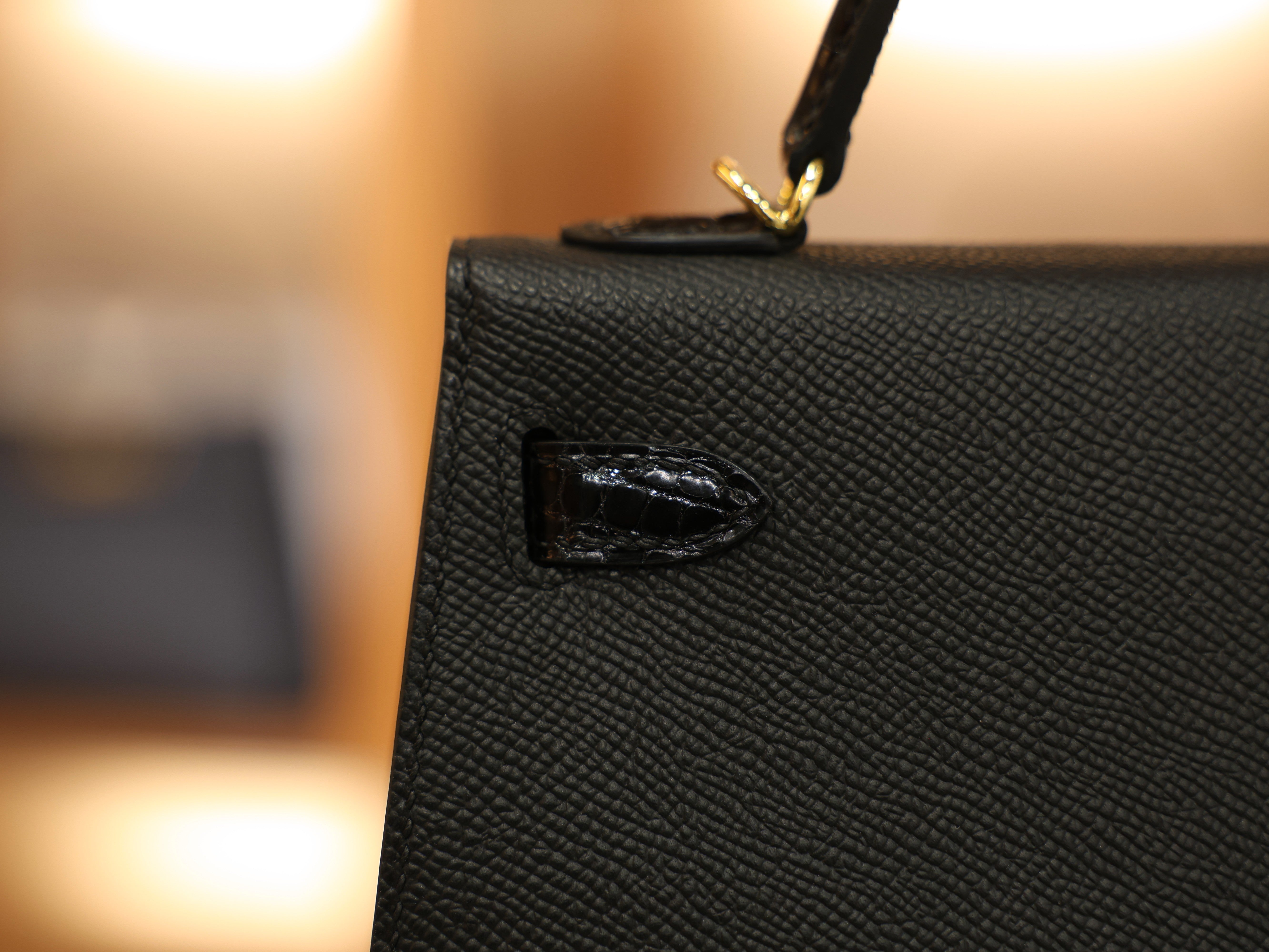 Kelly mini 2 epsom touch black GHW