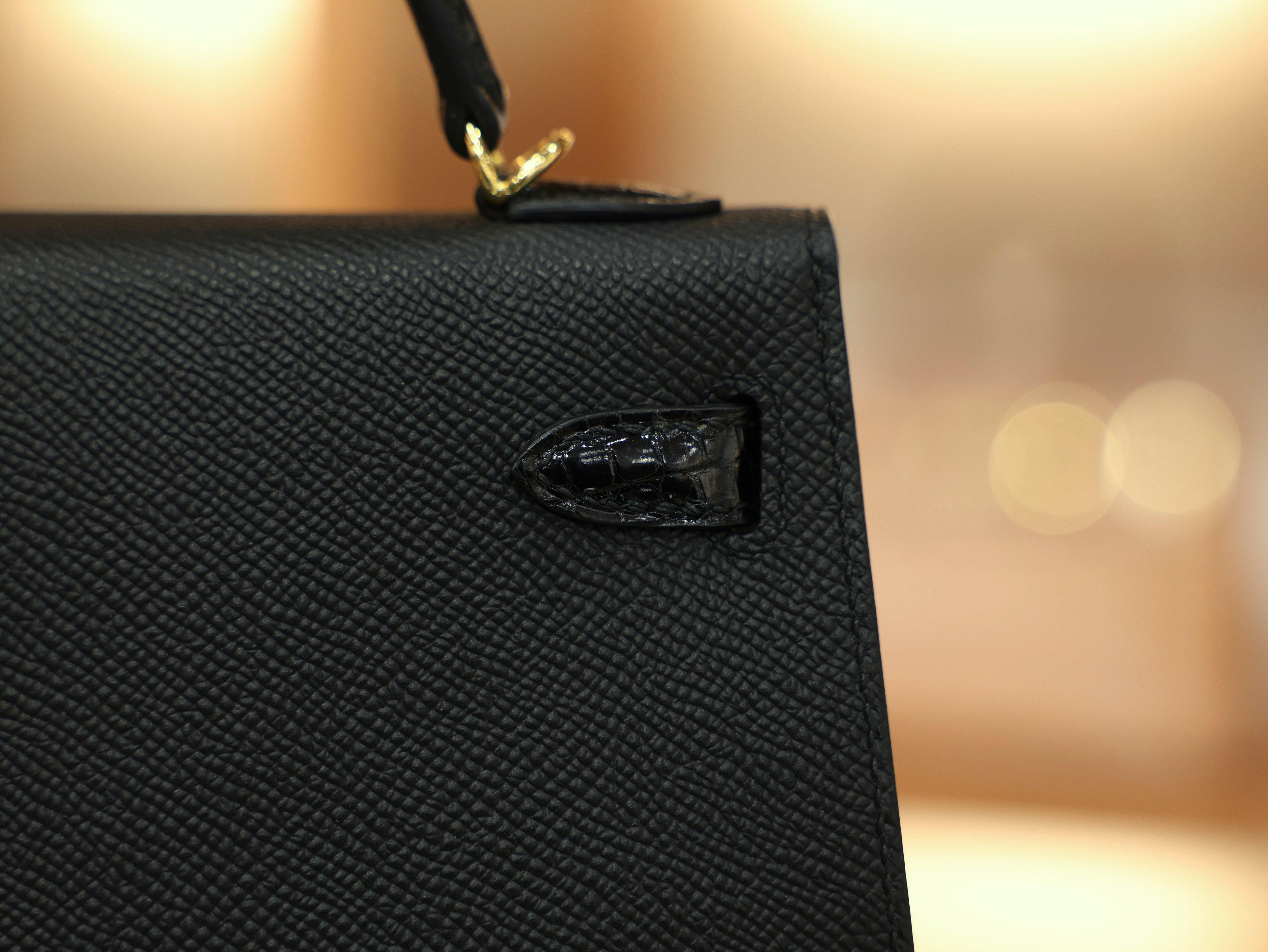 Kelly mini 2 epsom touch black GHW