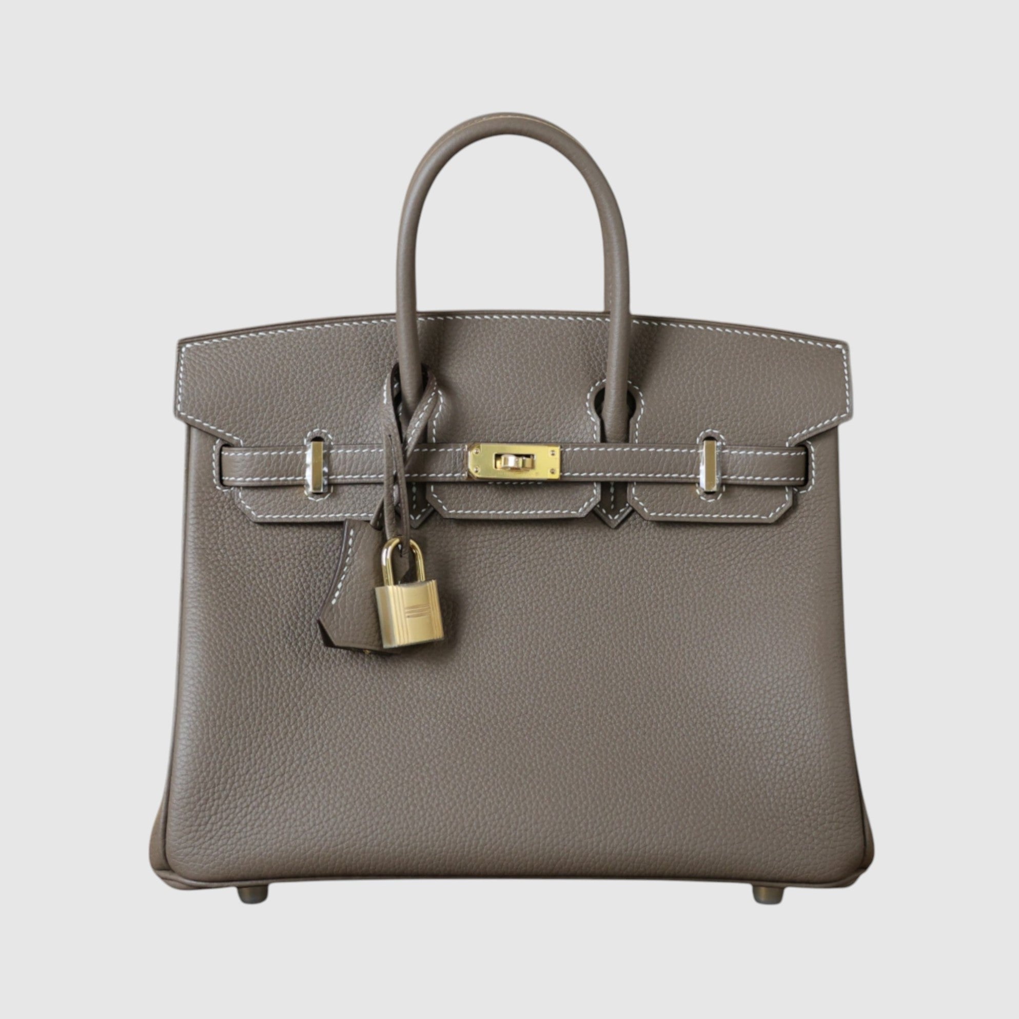 Birkin 25 togo etoupe GHW