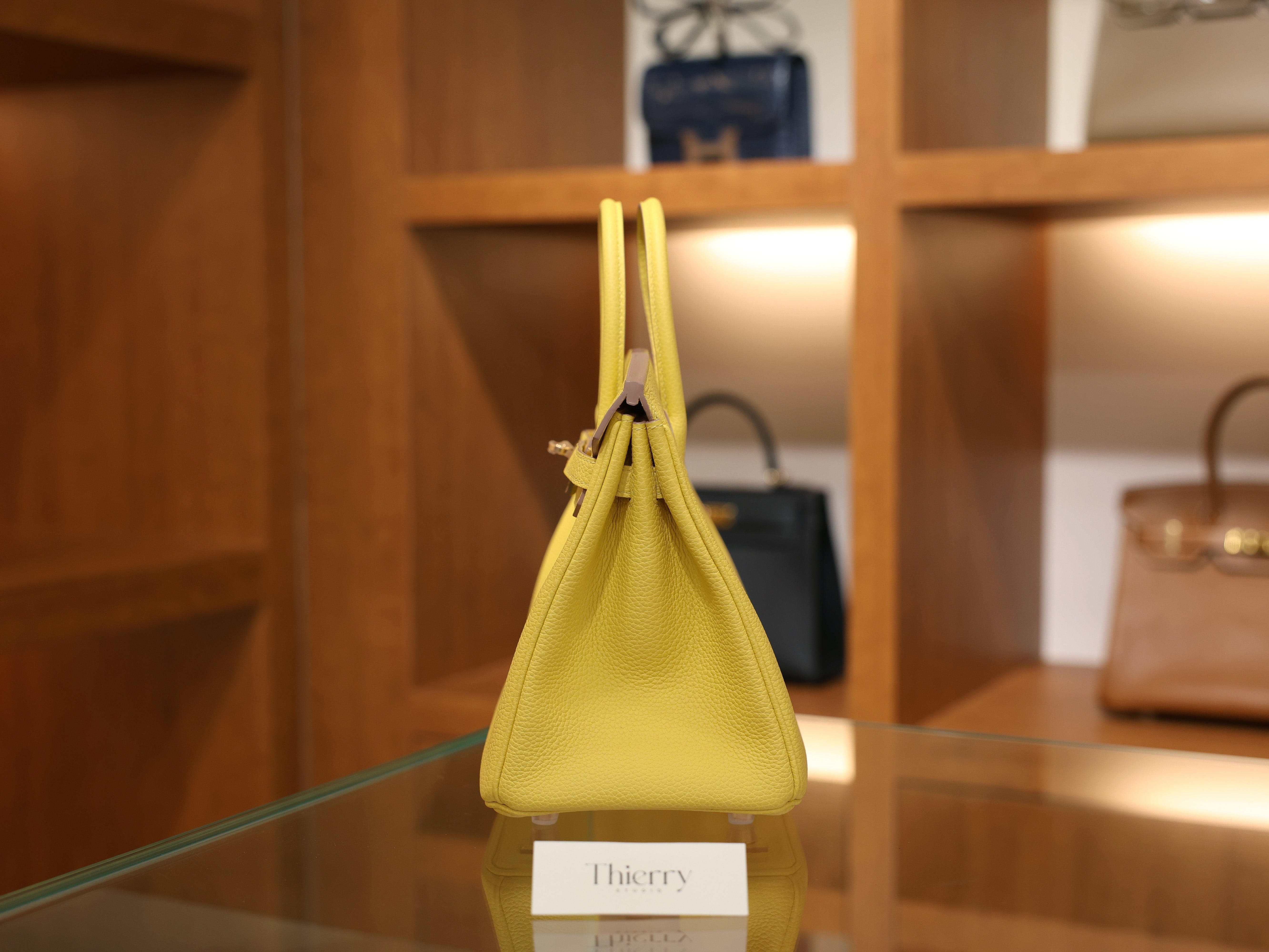 Birkin 25 togo jaune de naples GHW