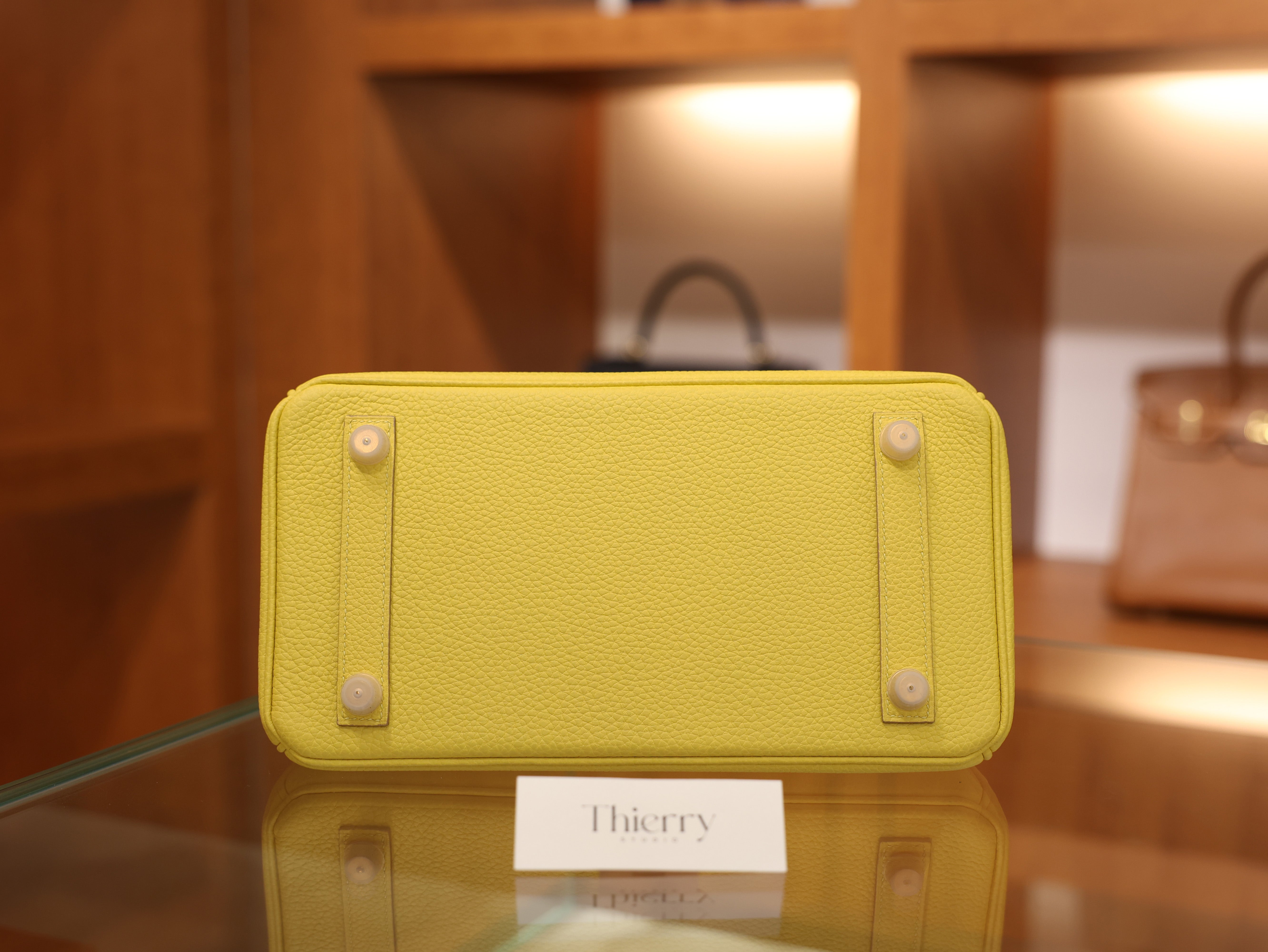 Birkin 25 togo jaune de naples GHW