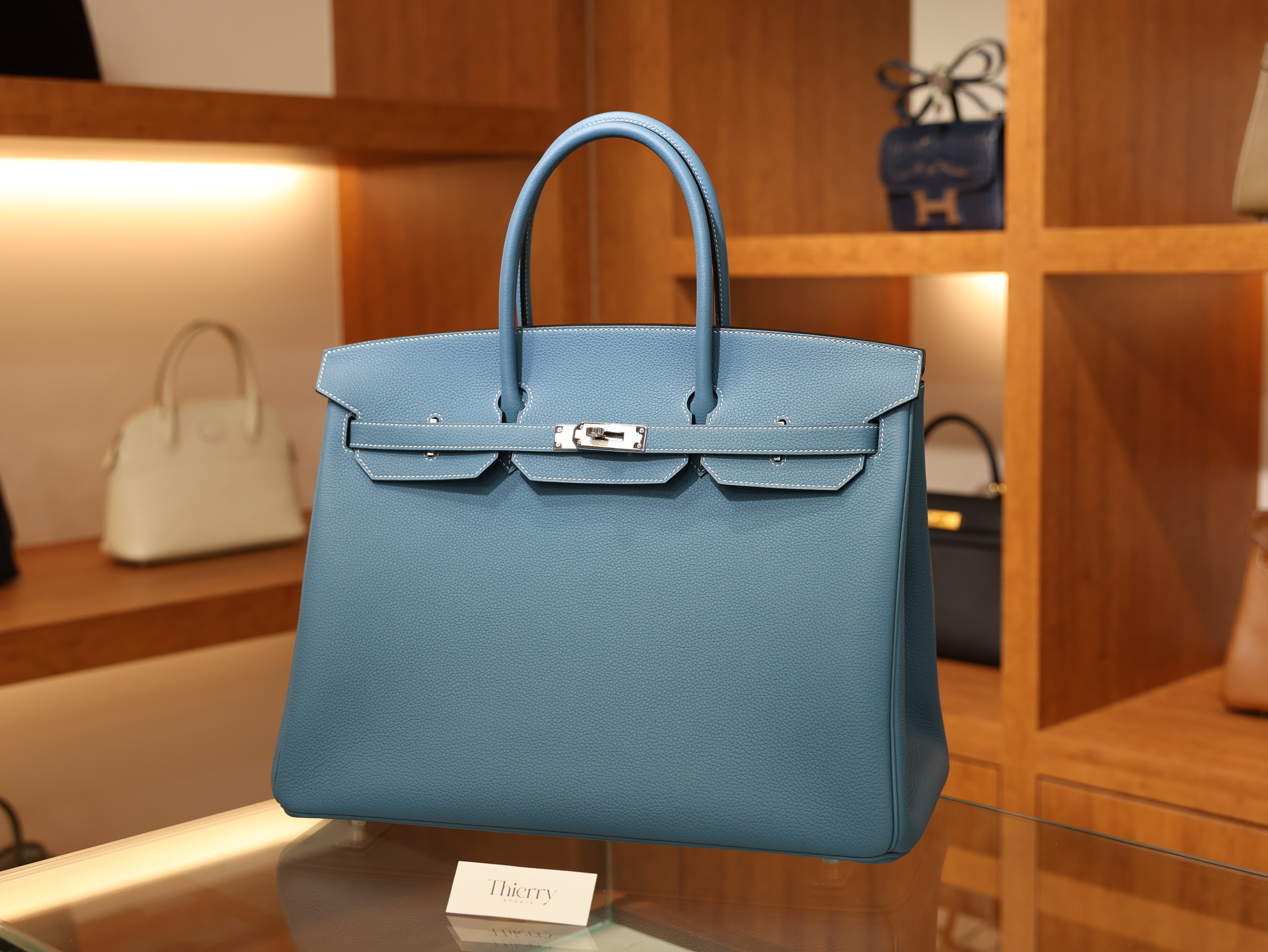 Birkin 40 togo blue jean PHW