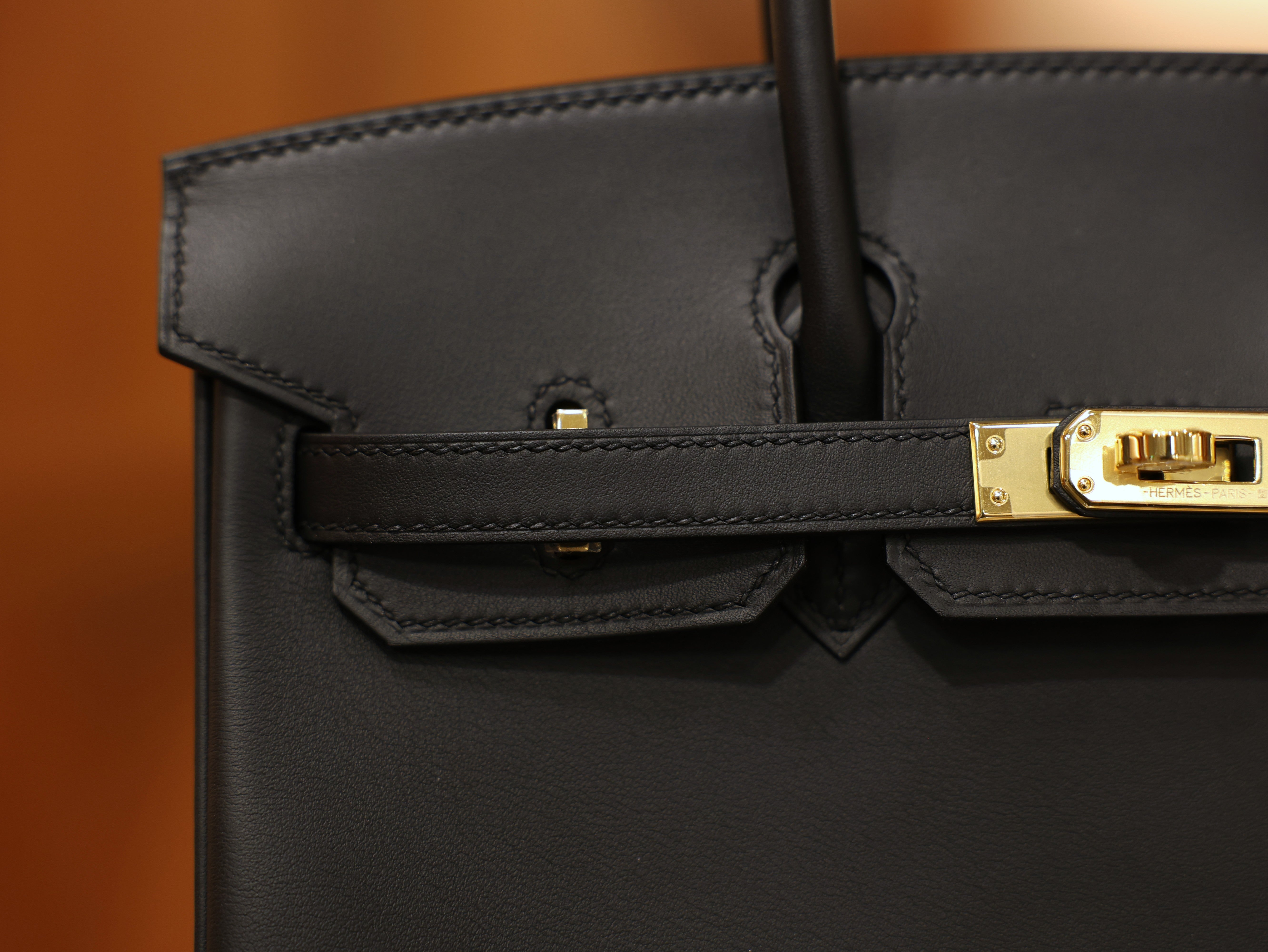 Birkin 25 swift black GHW