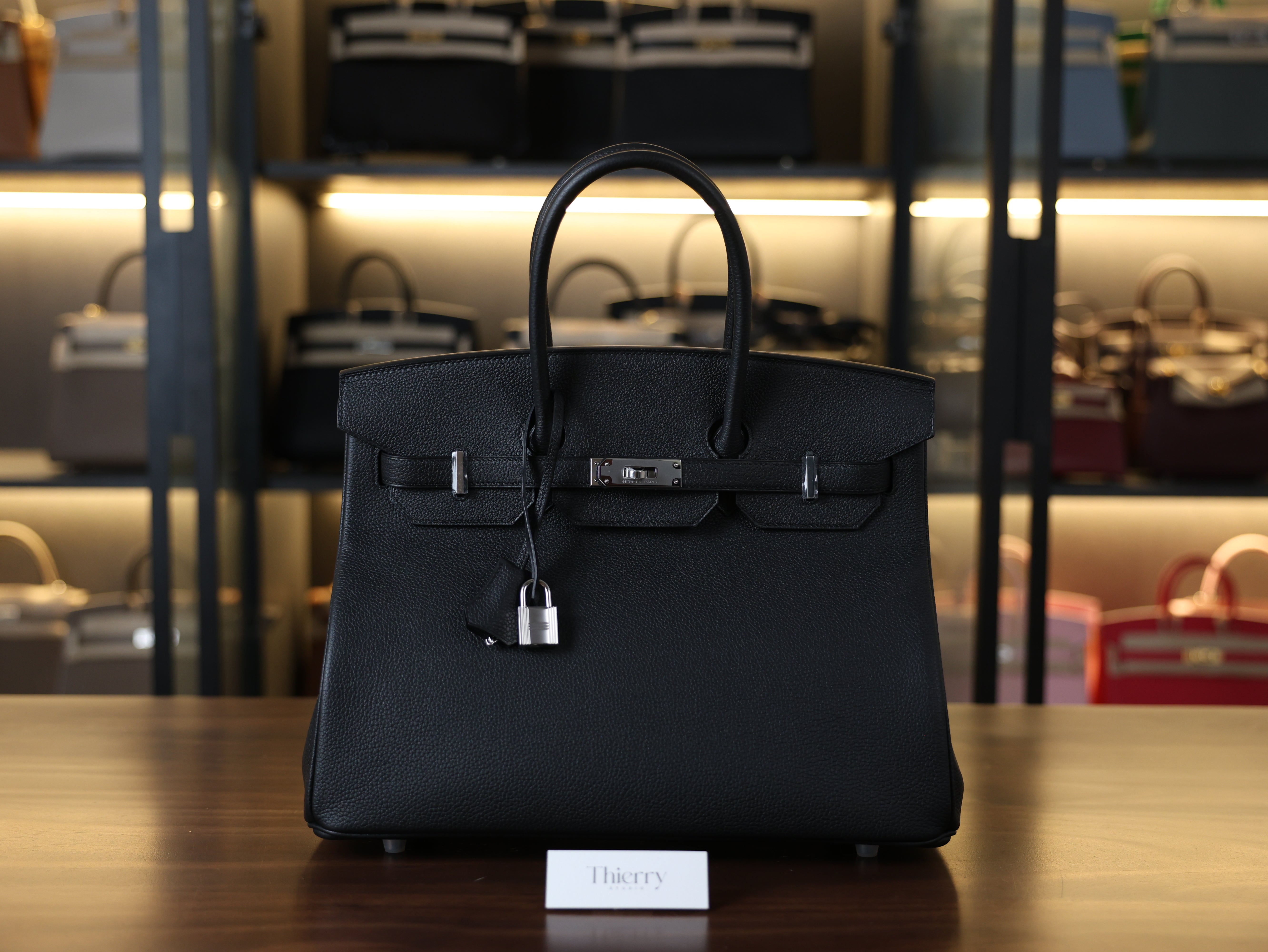 Birkin 35 togo black PHW