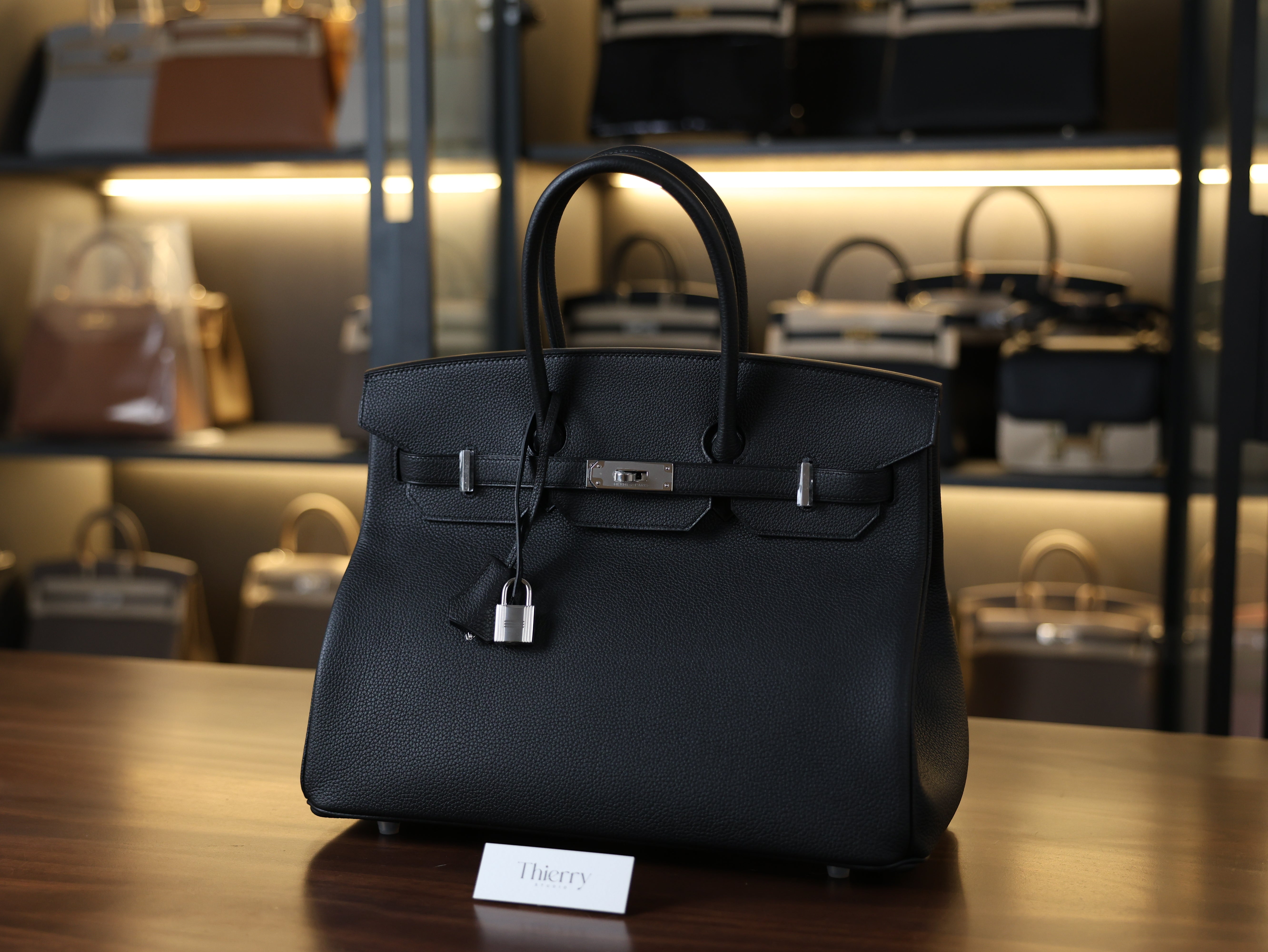 Birkin 35 togo black PHW