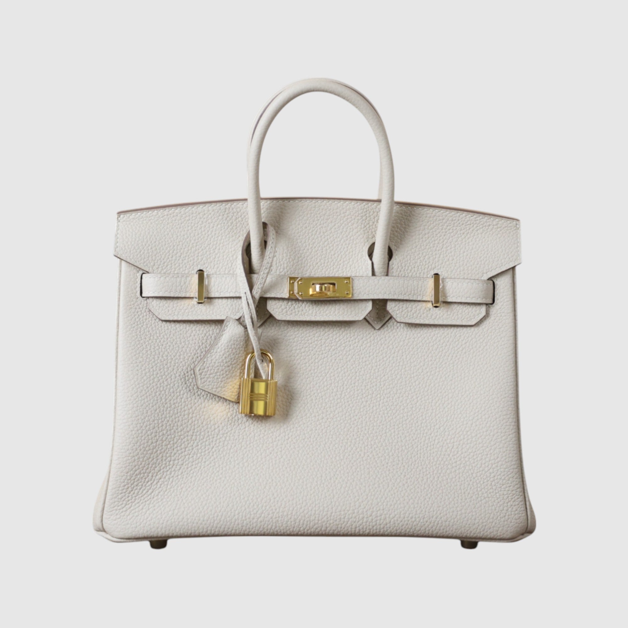 Birkin 25 togo craie GHW