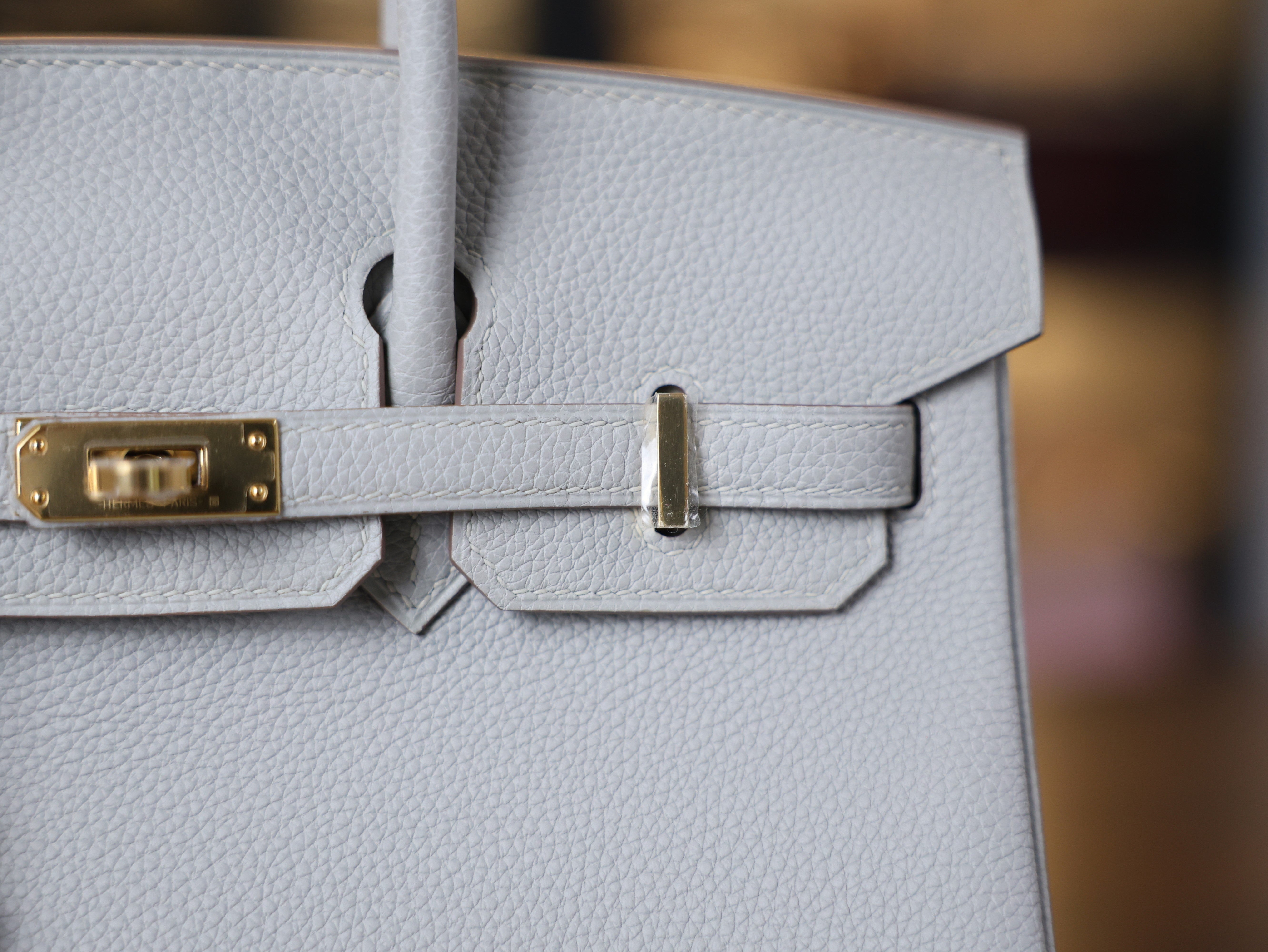 Birkin 25 togo gris pearl GHW