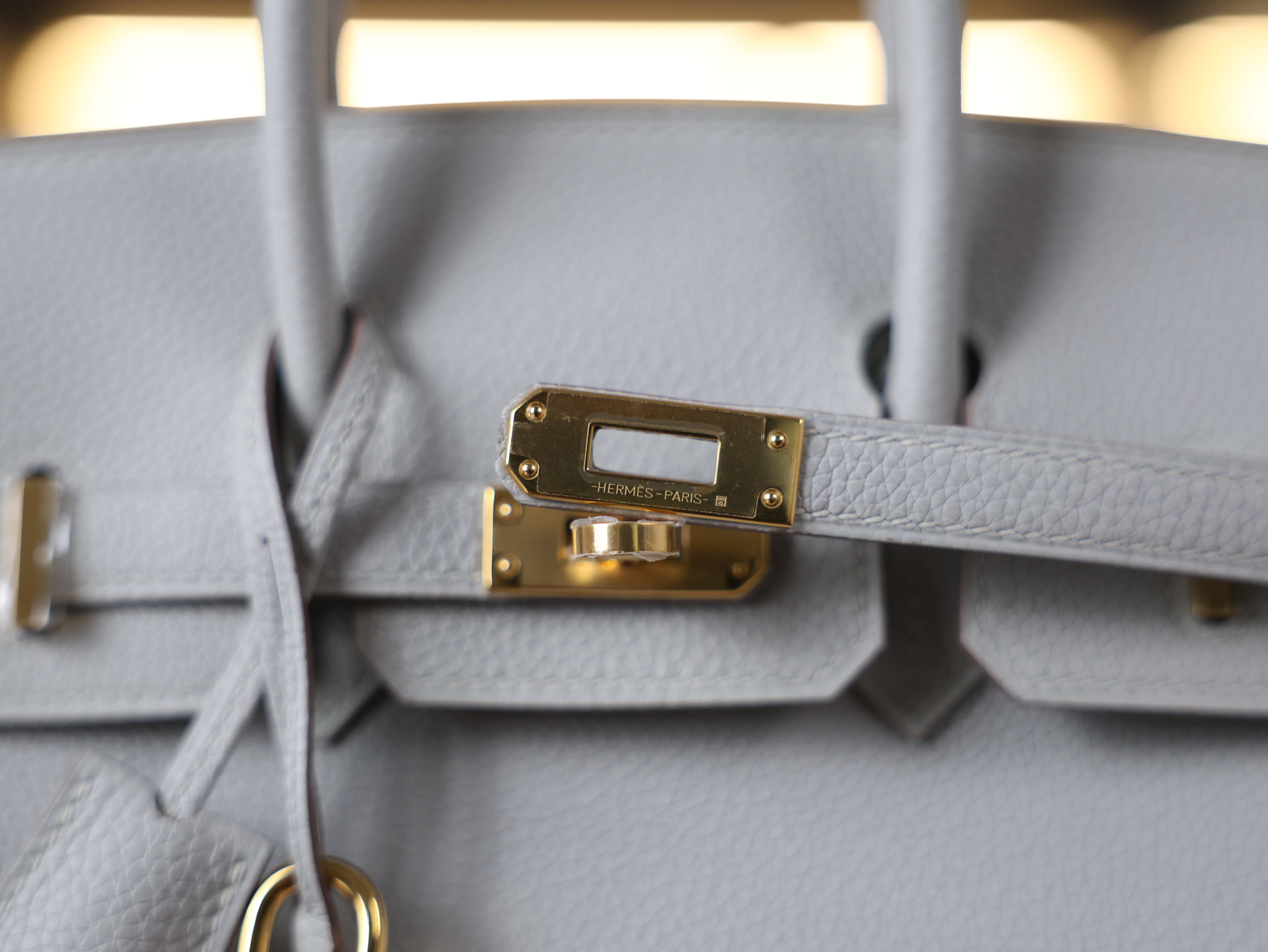 Birkin 25 togo gris pearl GHW