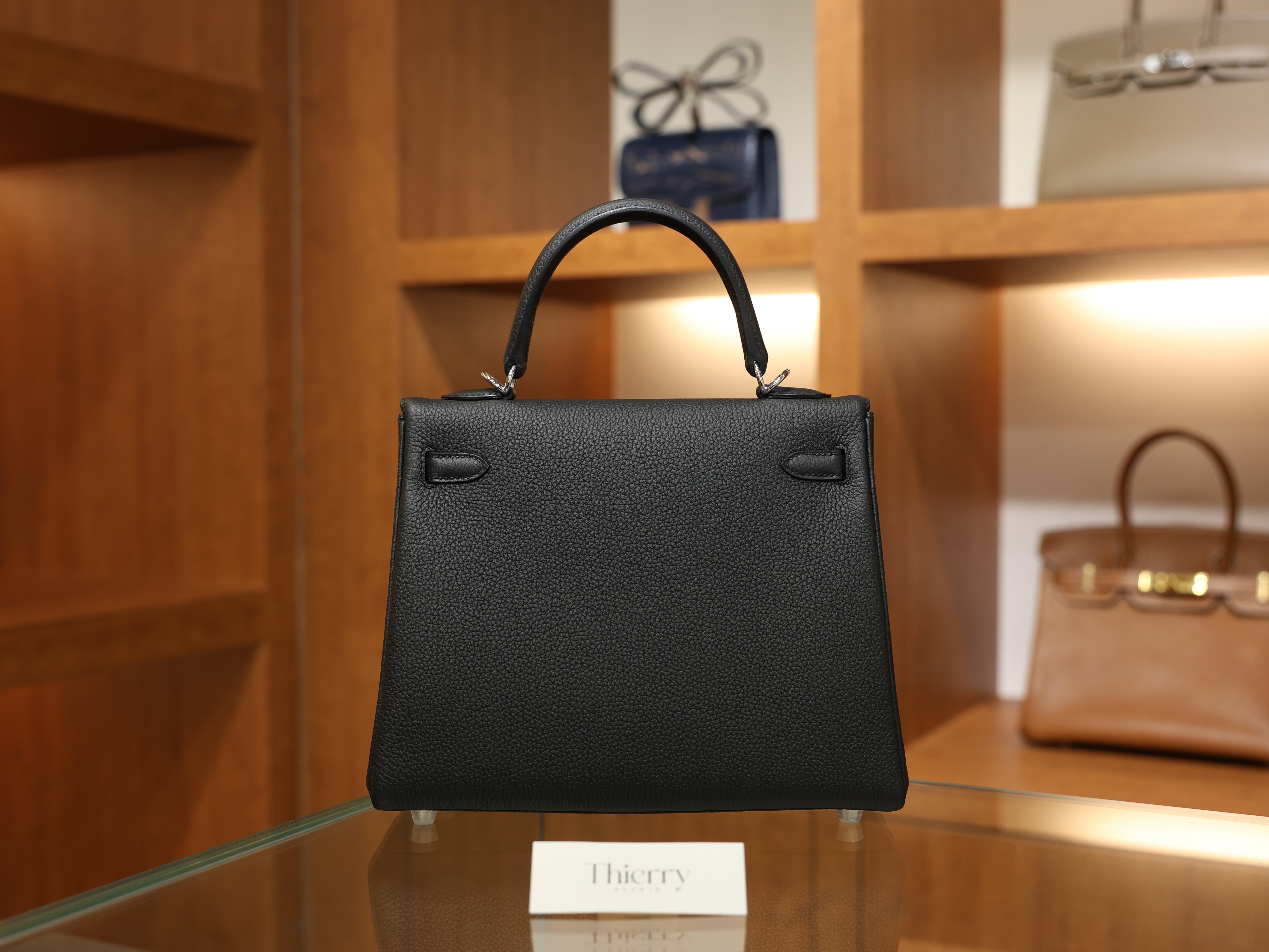 Kelly 25 togo black PHW