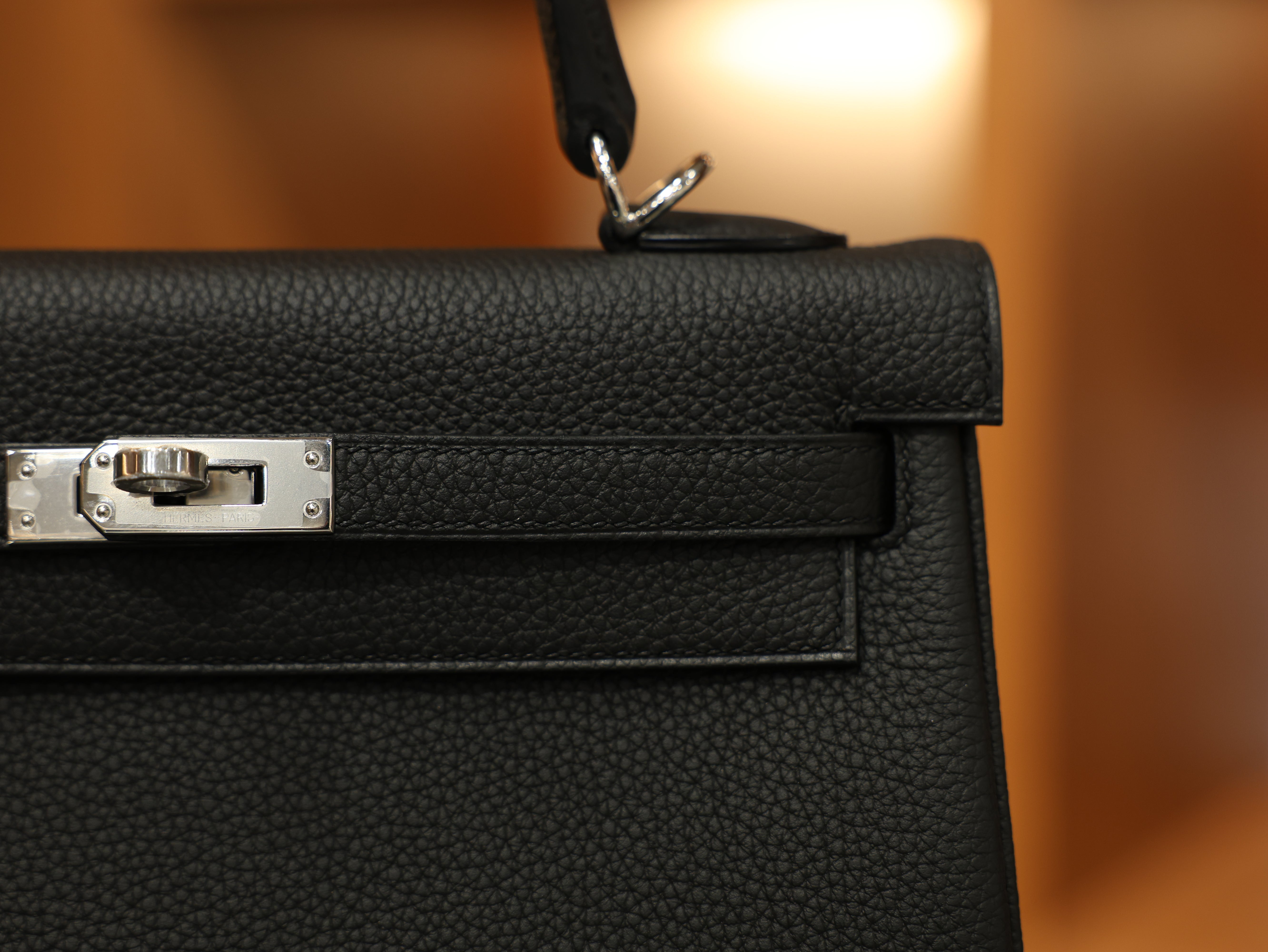 Kelly 25 togo black PHW