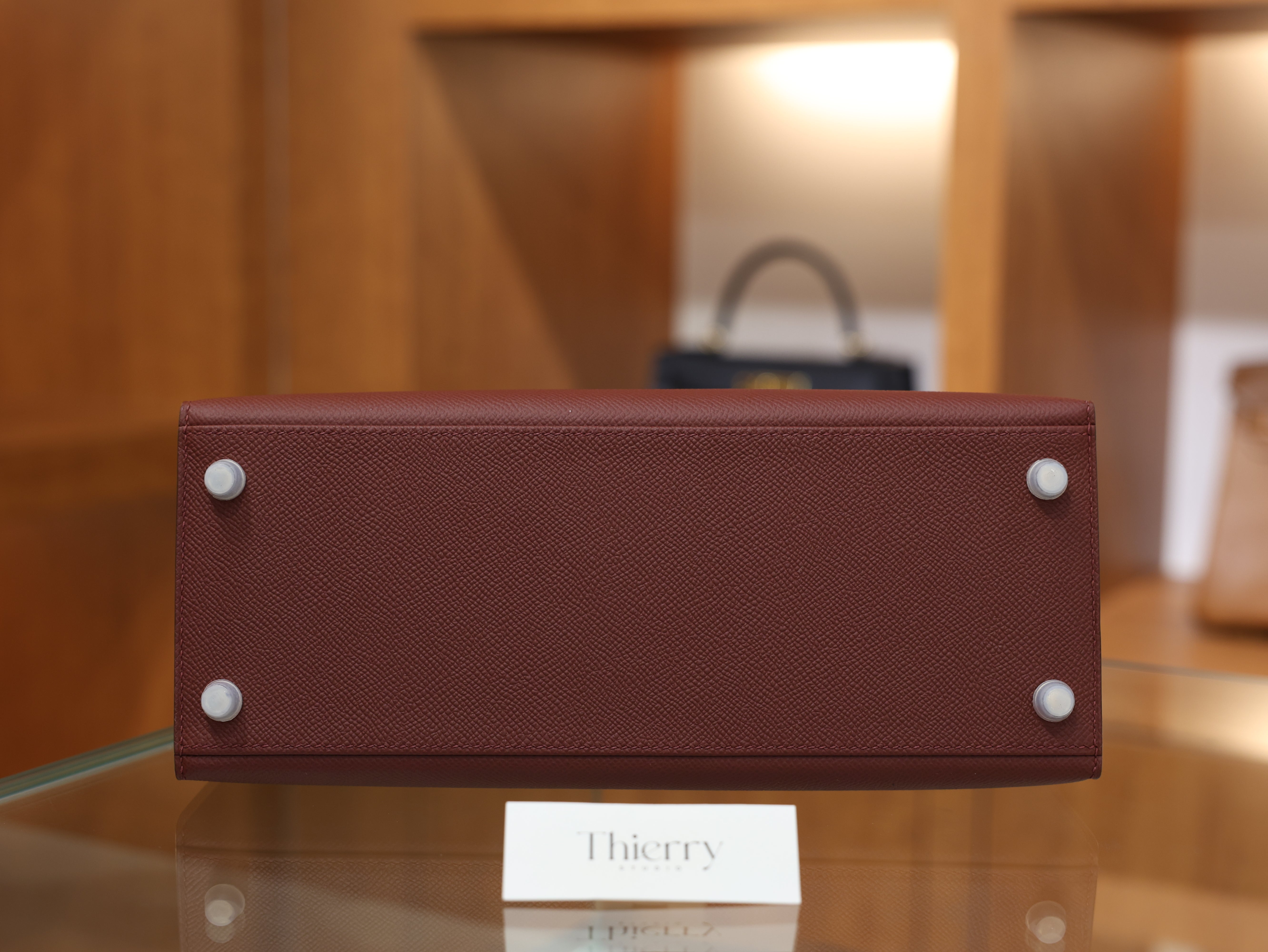 Kelly 28 epsom rouge H PHW