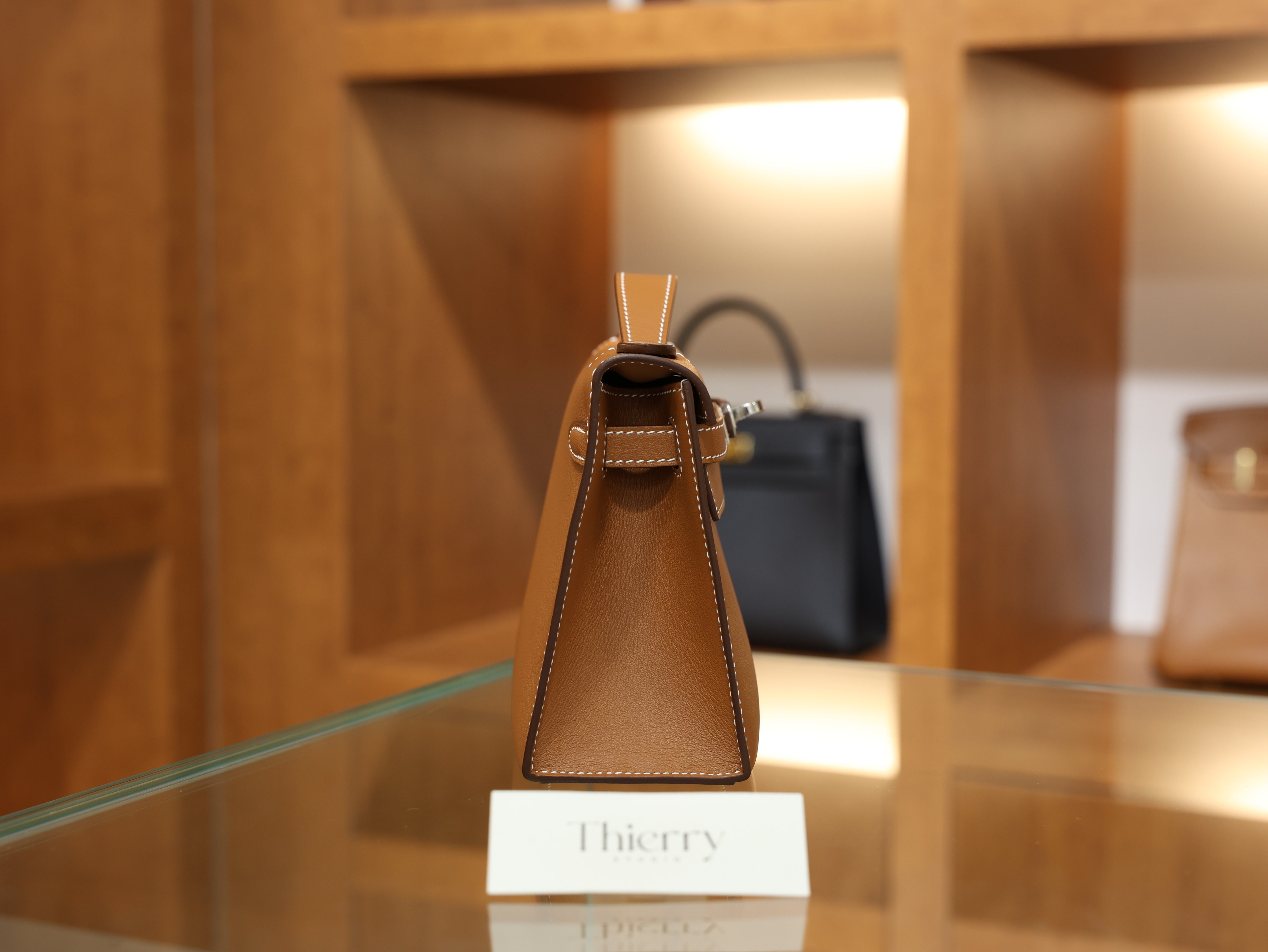 Kelly pochette swift gold PHW