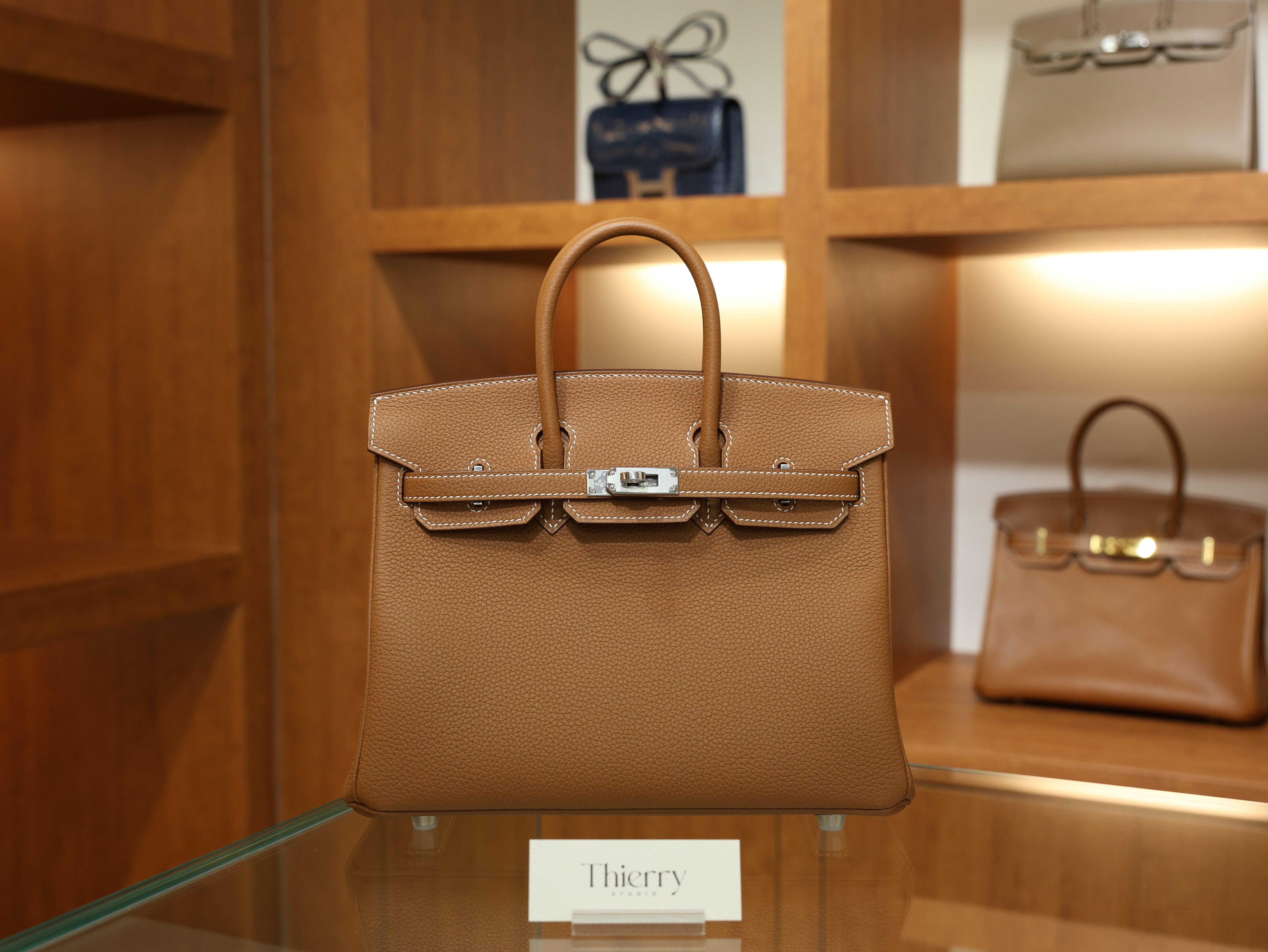 Birkin 25 togo gold PHW