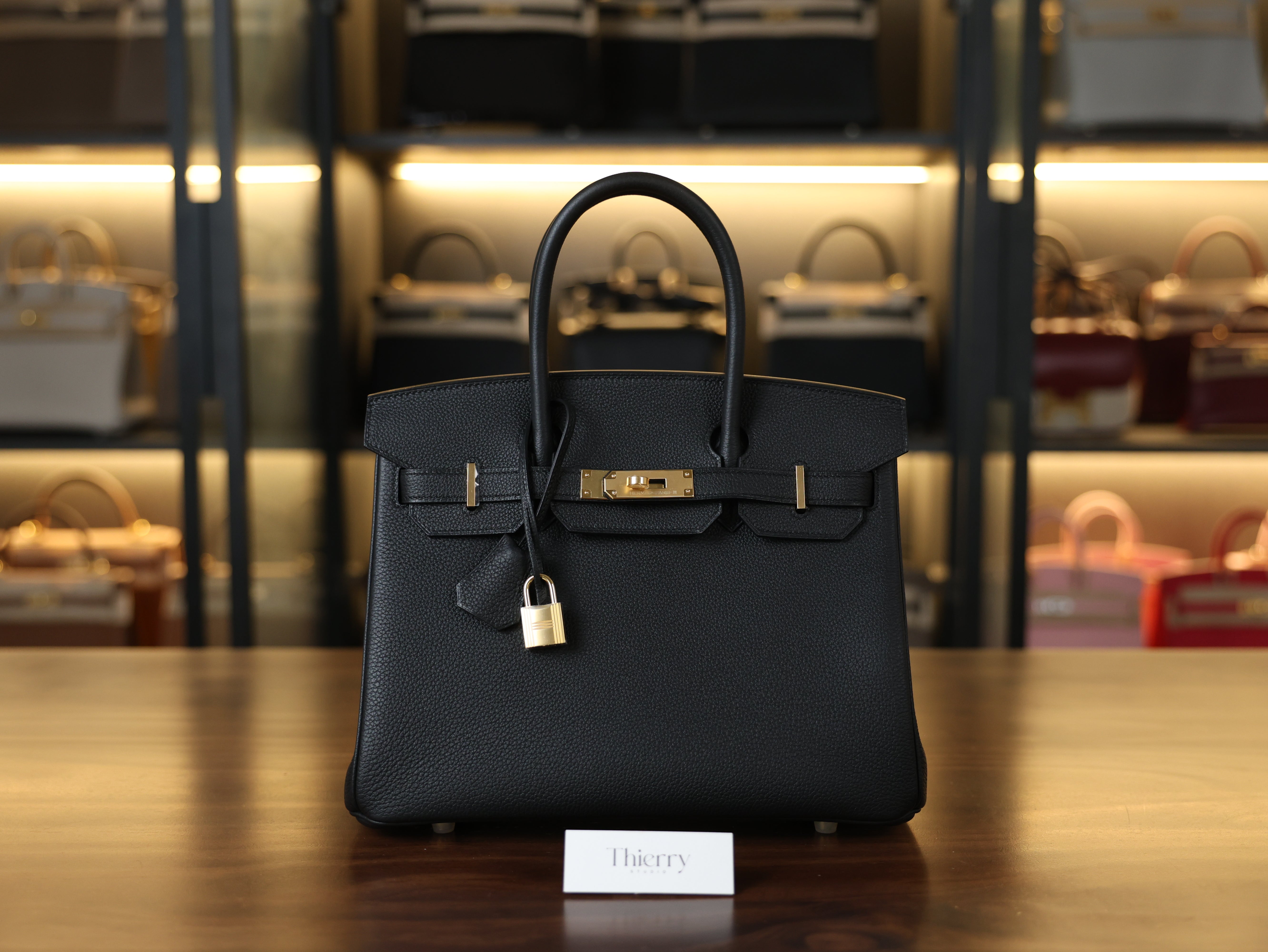 Birkin 30 togo black GHW