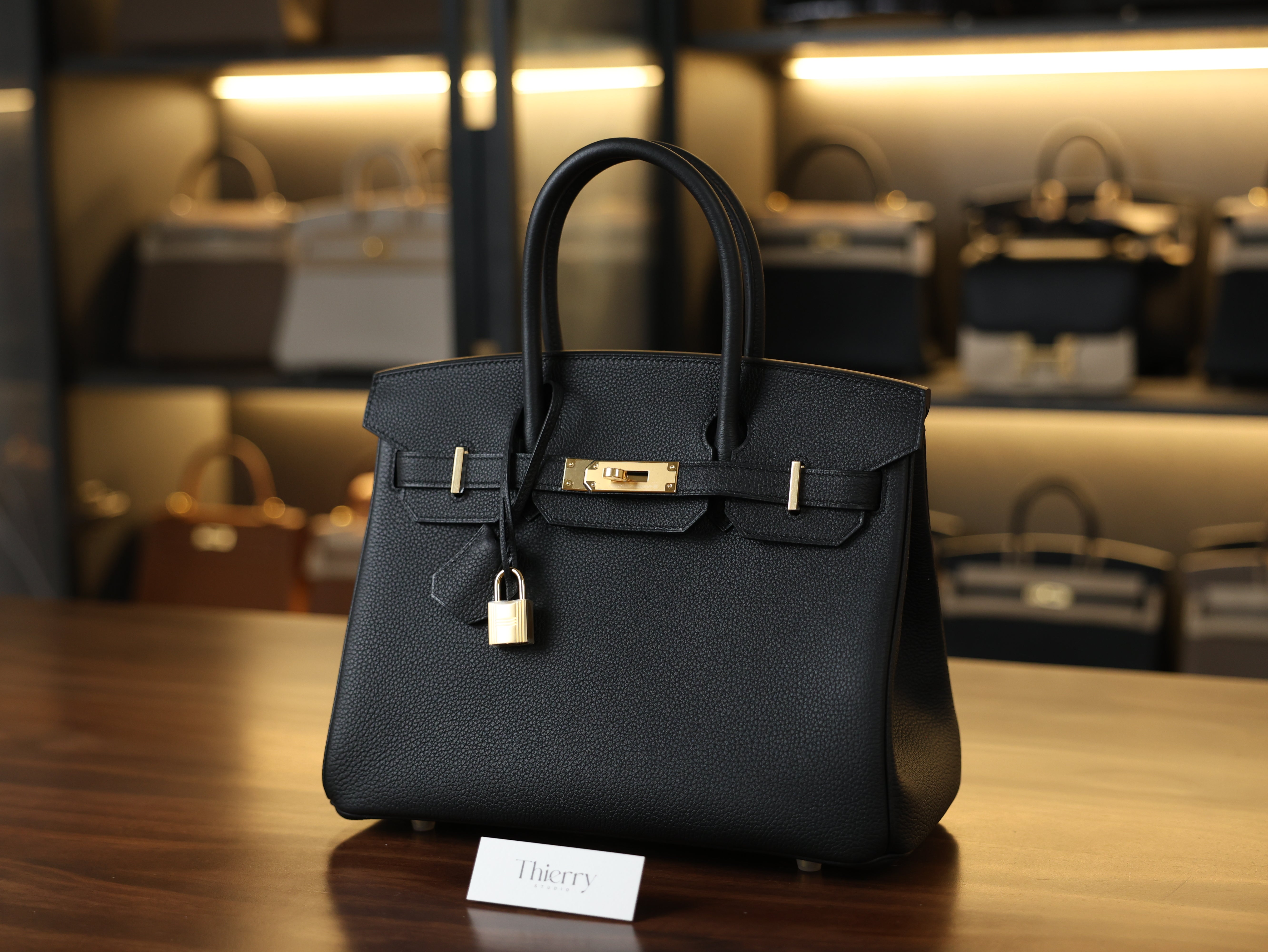 Birkin 30 togo black GHW