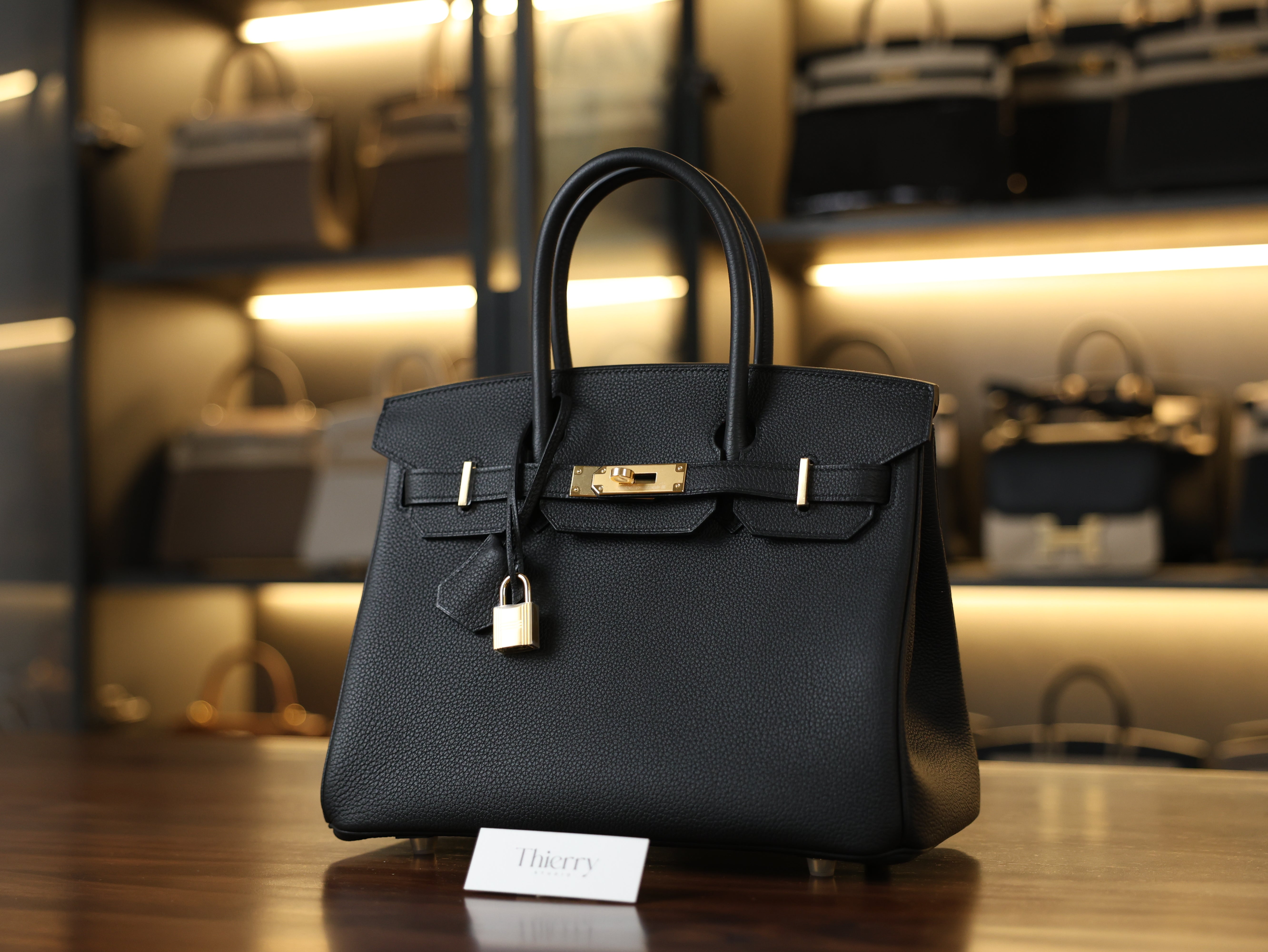 Birkin 30 togo black GHW