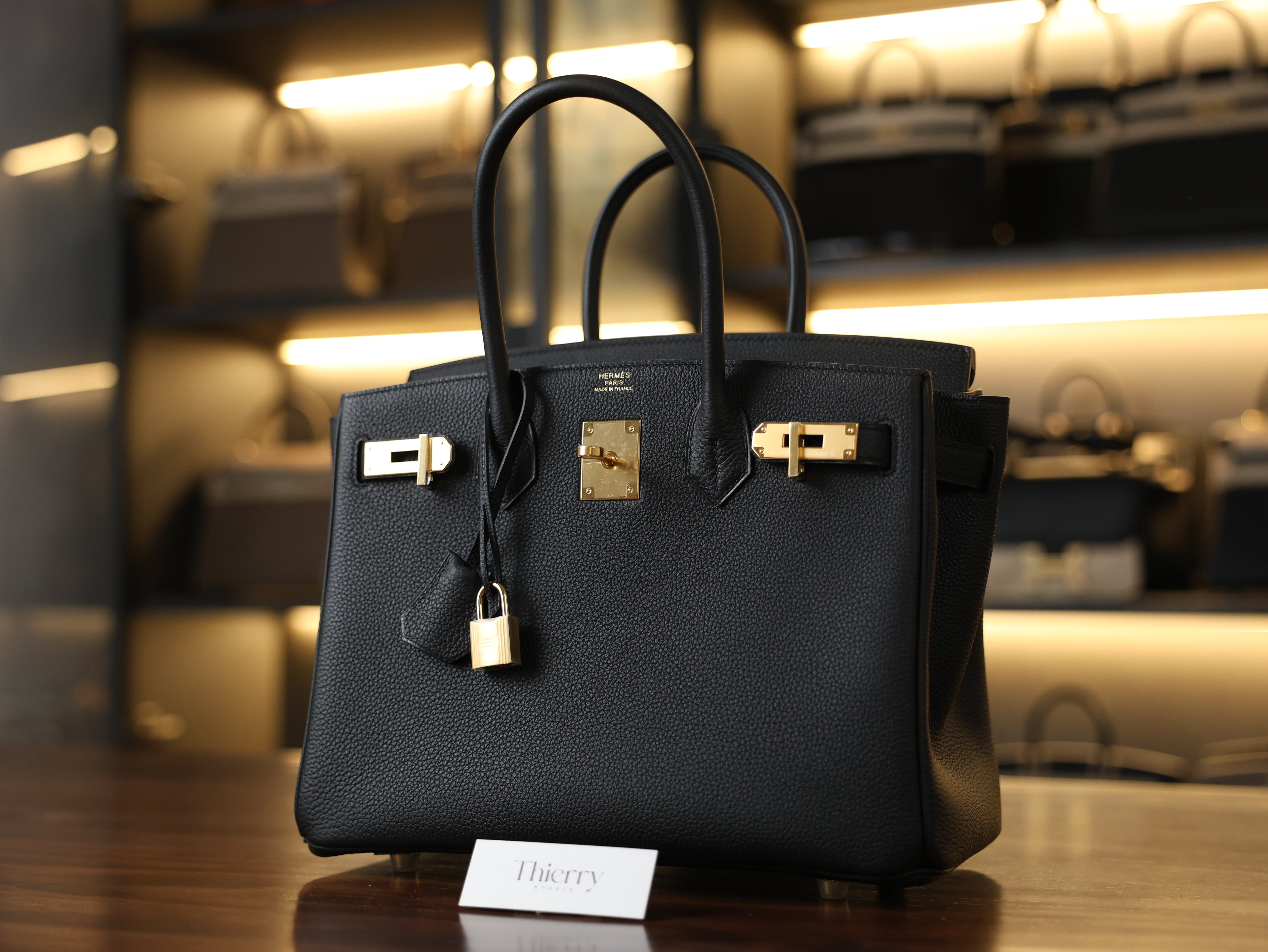 Birkin 30 togo black GHW