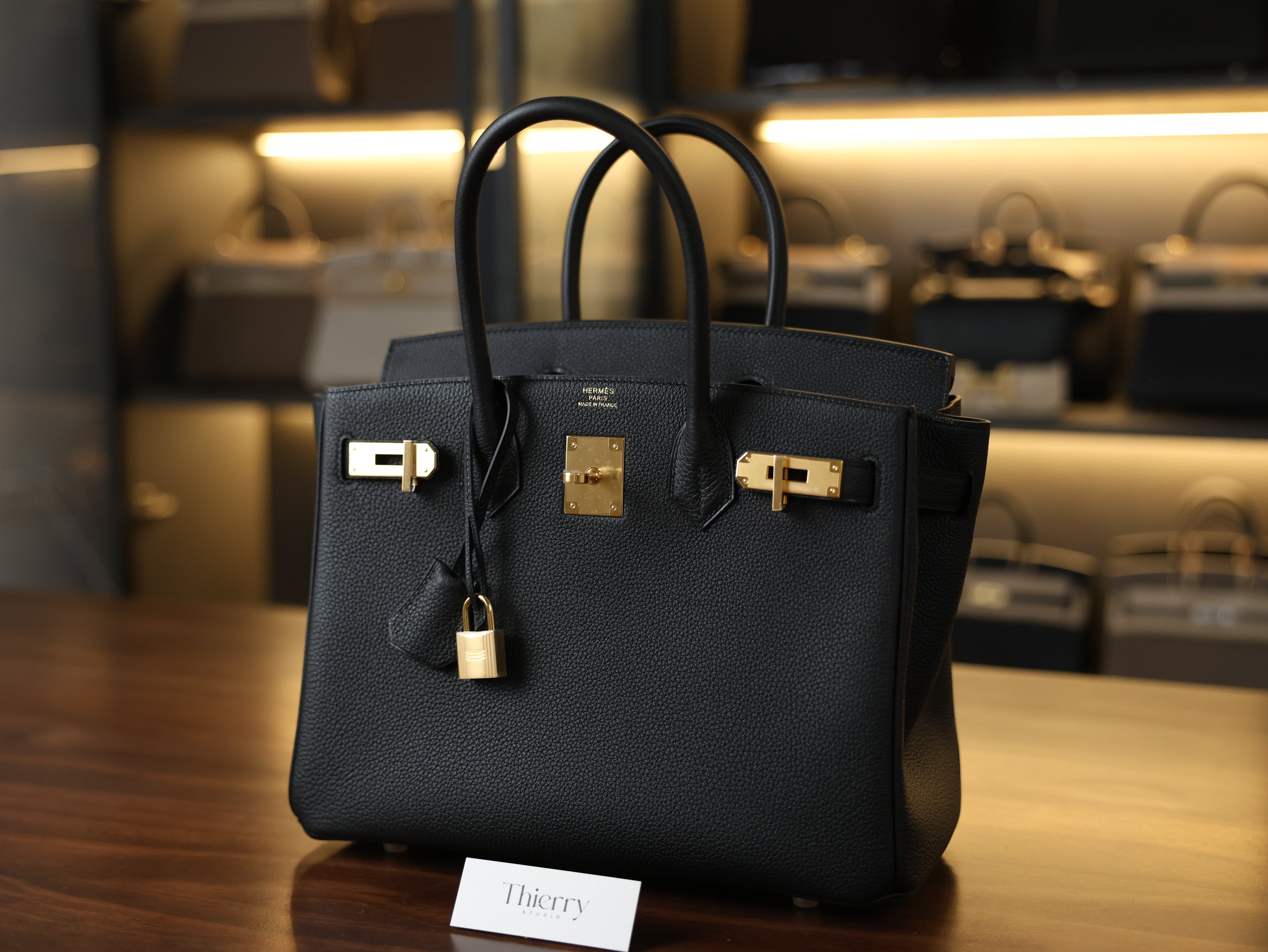 Birkin 30 togo black GHW