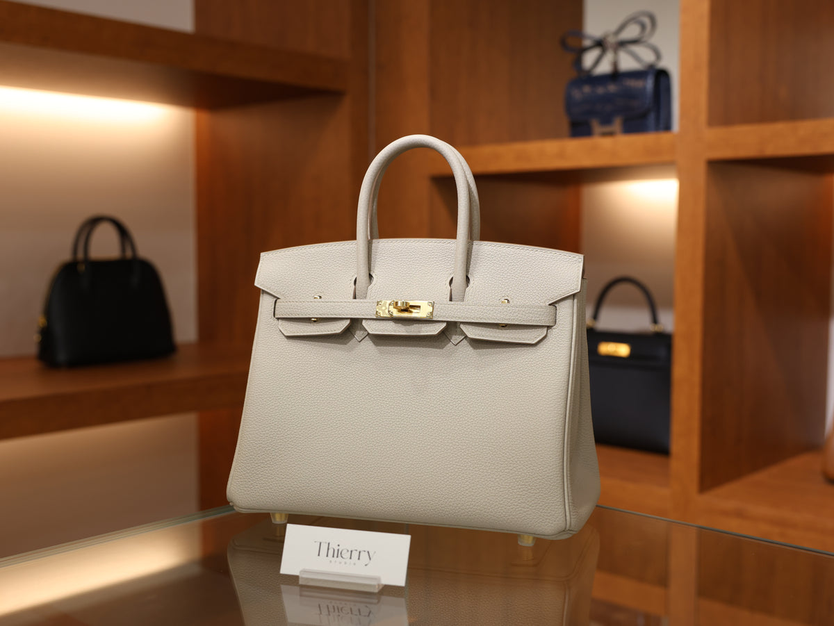 Birkin 25 togo beton GHW