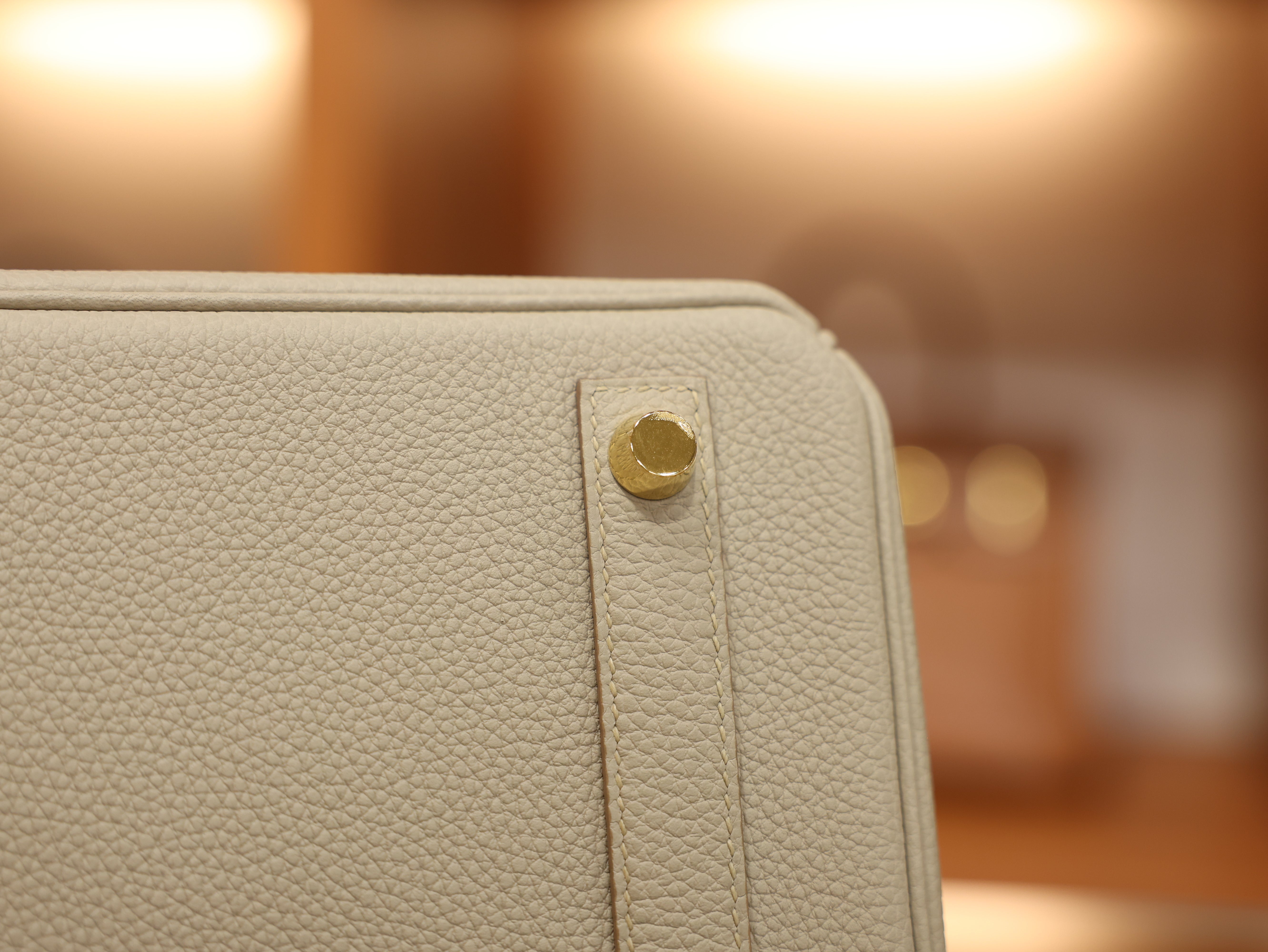 Birkin 25 togo beton GHW