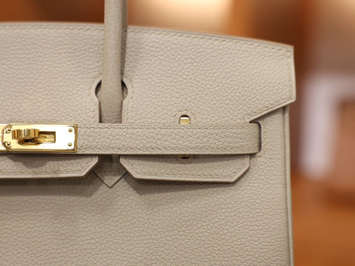 Birkin 25 togo beton GHW