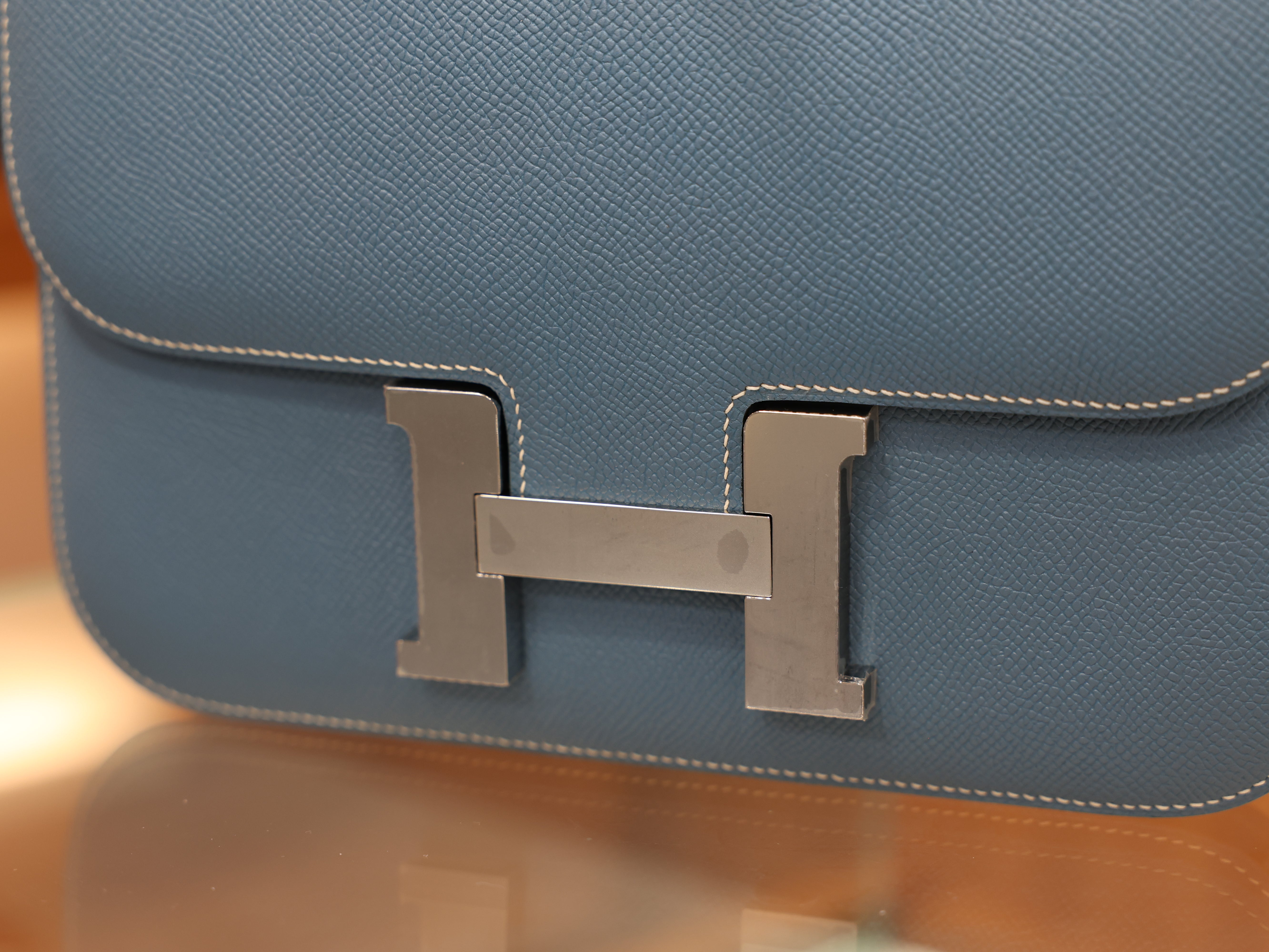 Constance 18 epsom blue jean PHW
