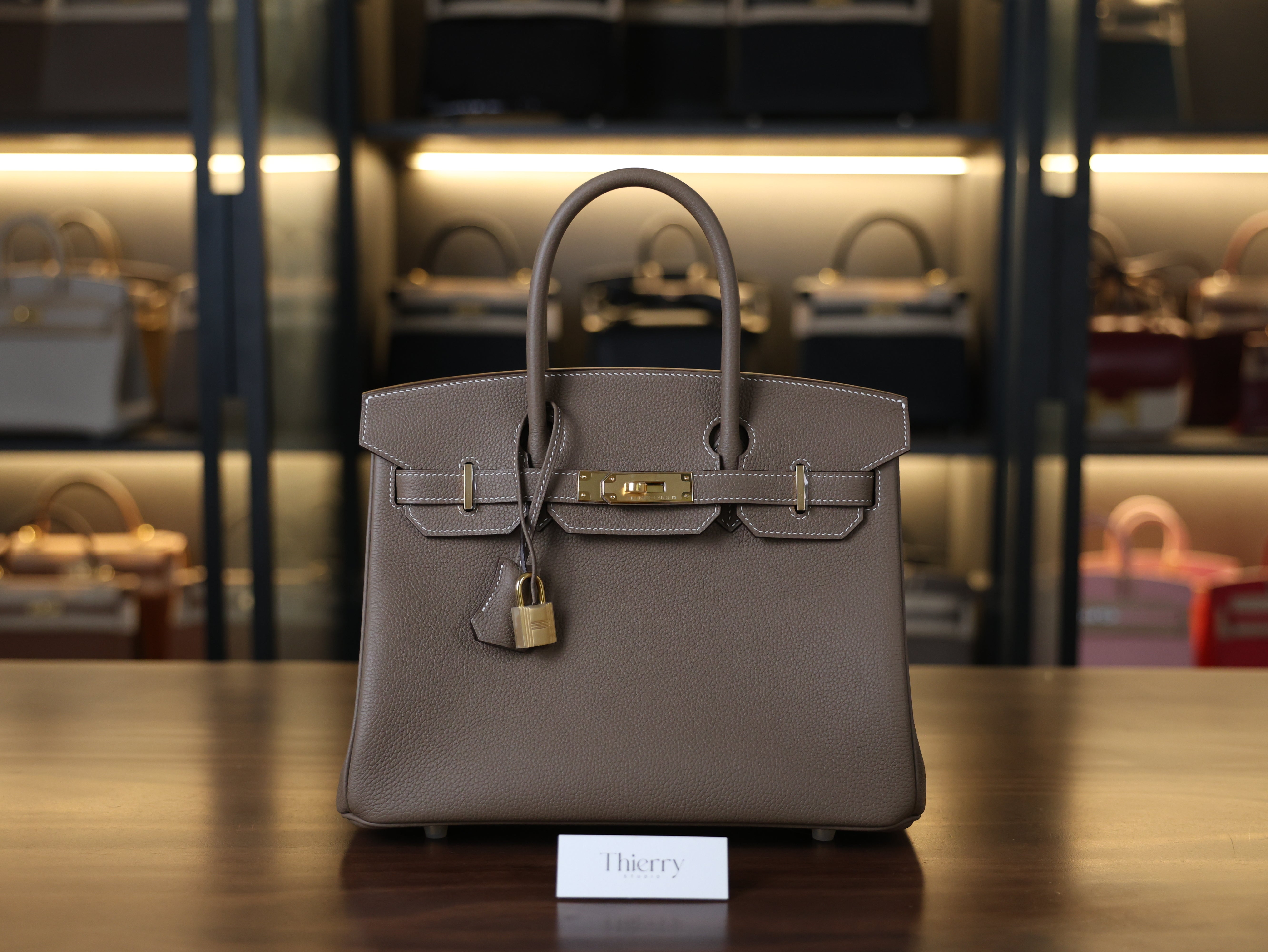 Birkin 30 togo etoupe GHW