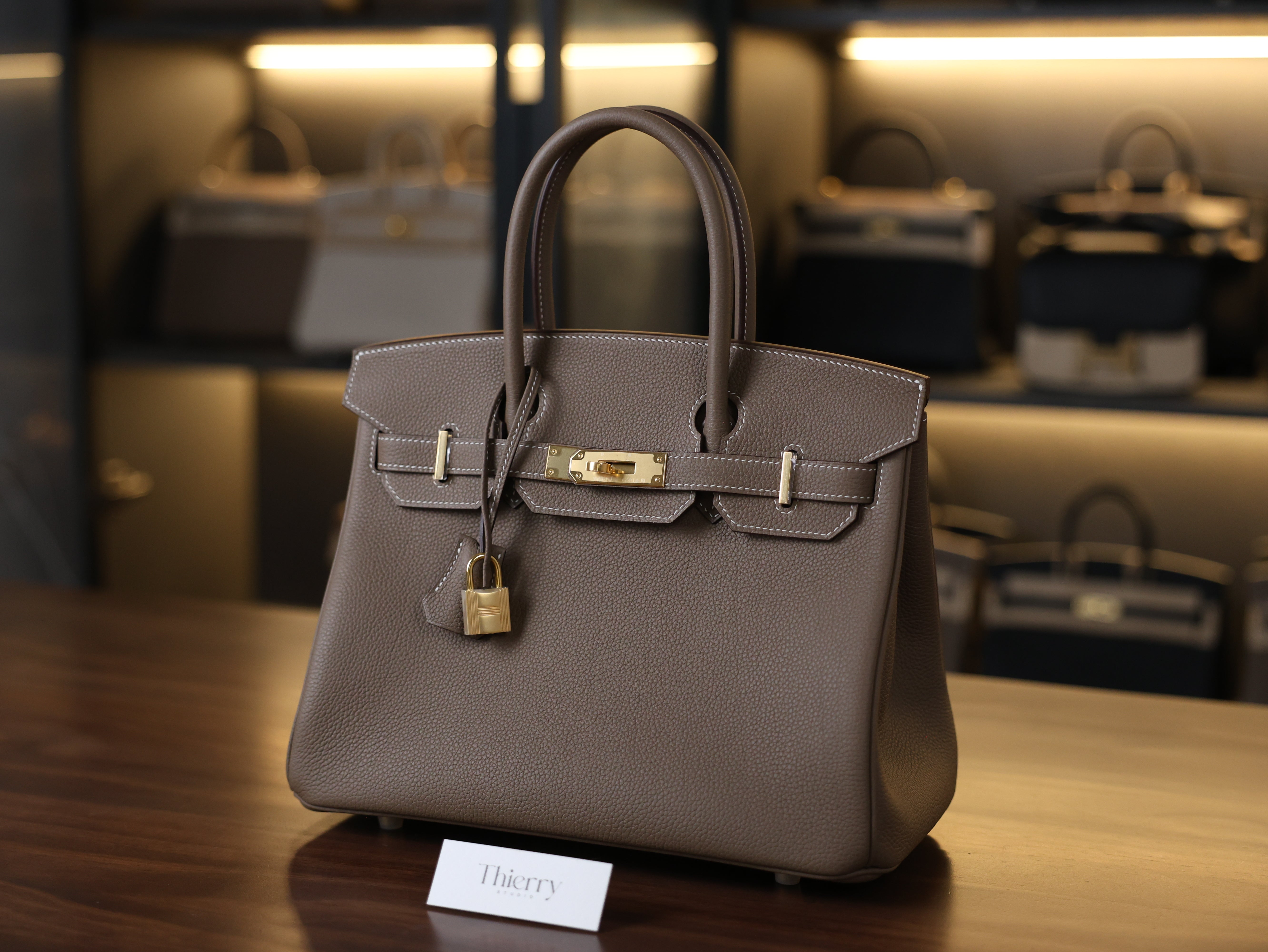 Birkin 30 togo etoupe GHW