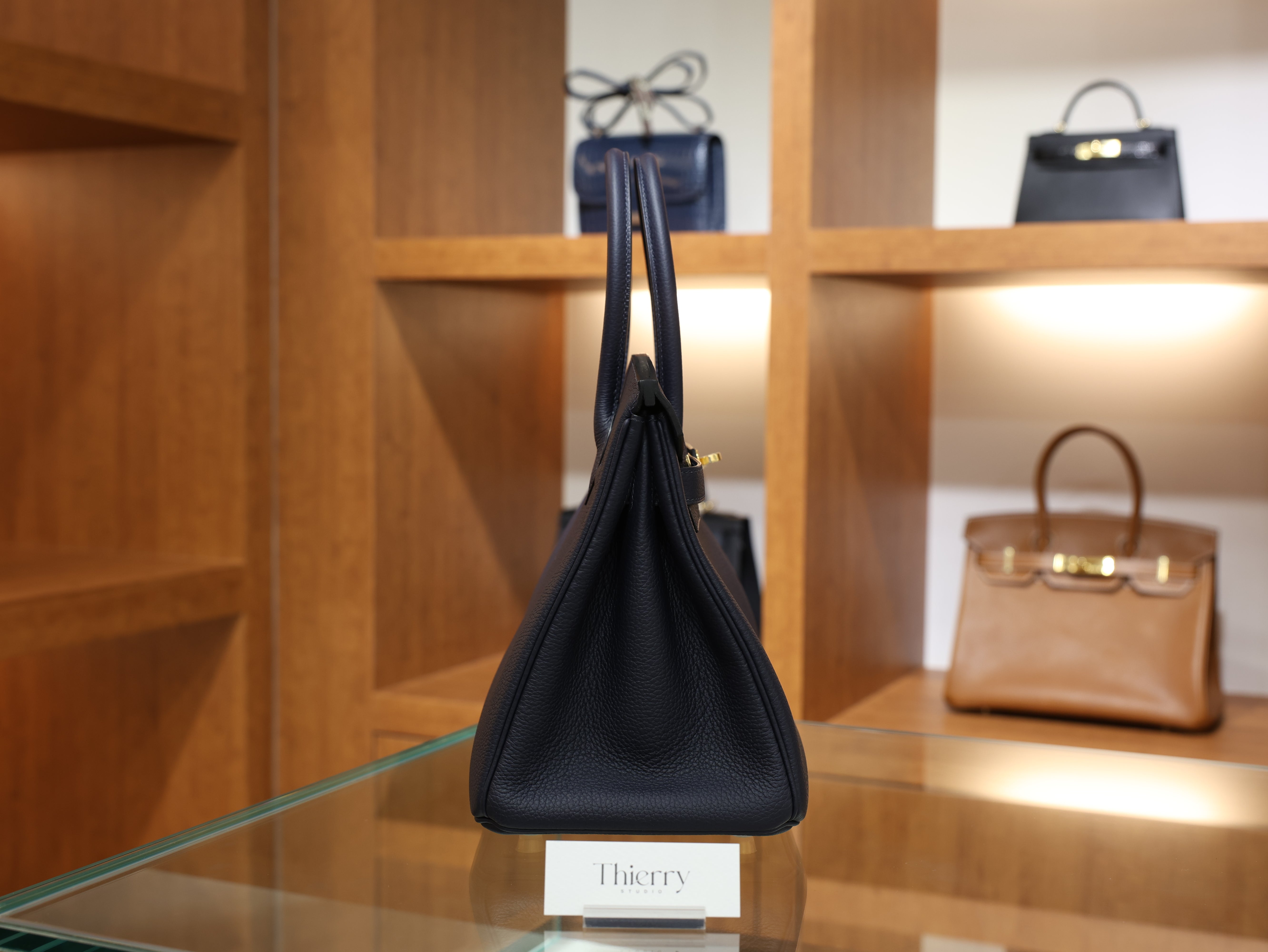 Birkin 30 togo blue nuit GHW