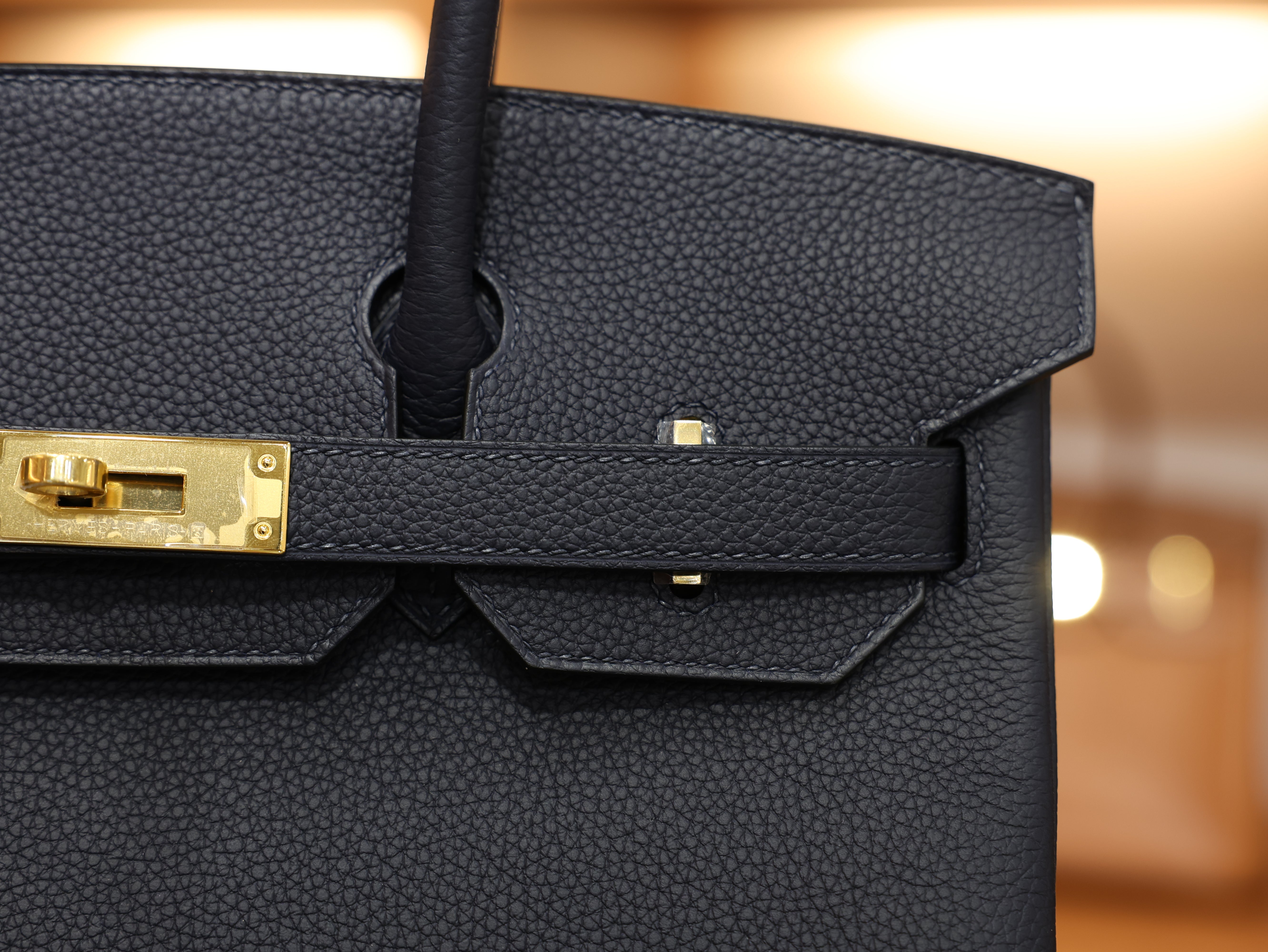 Birkin 30 togo blue nuit GHW
