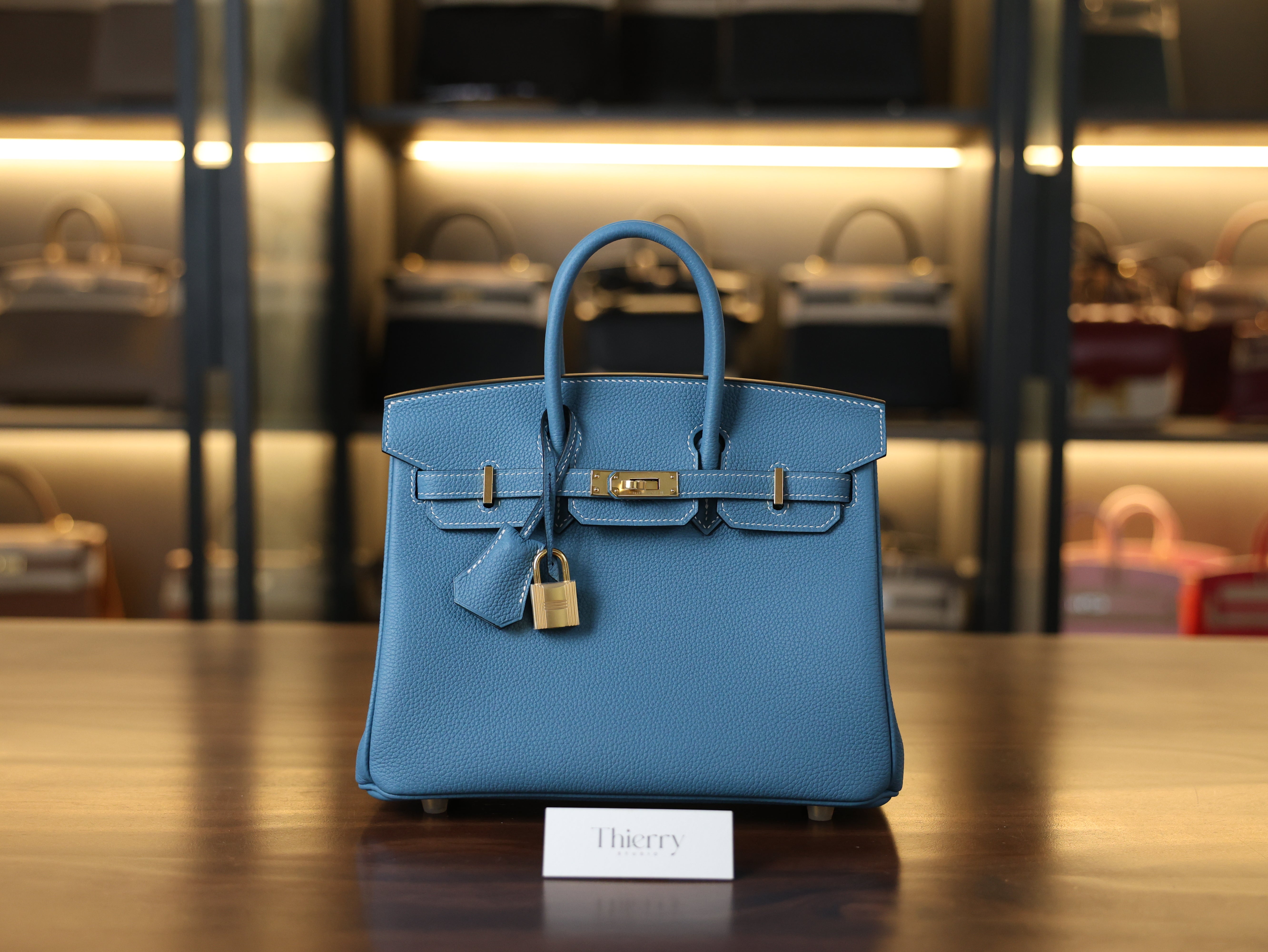 Birkin 25 togo blue jean GHW