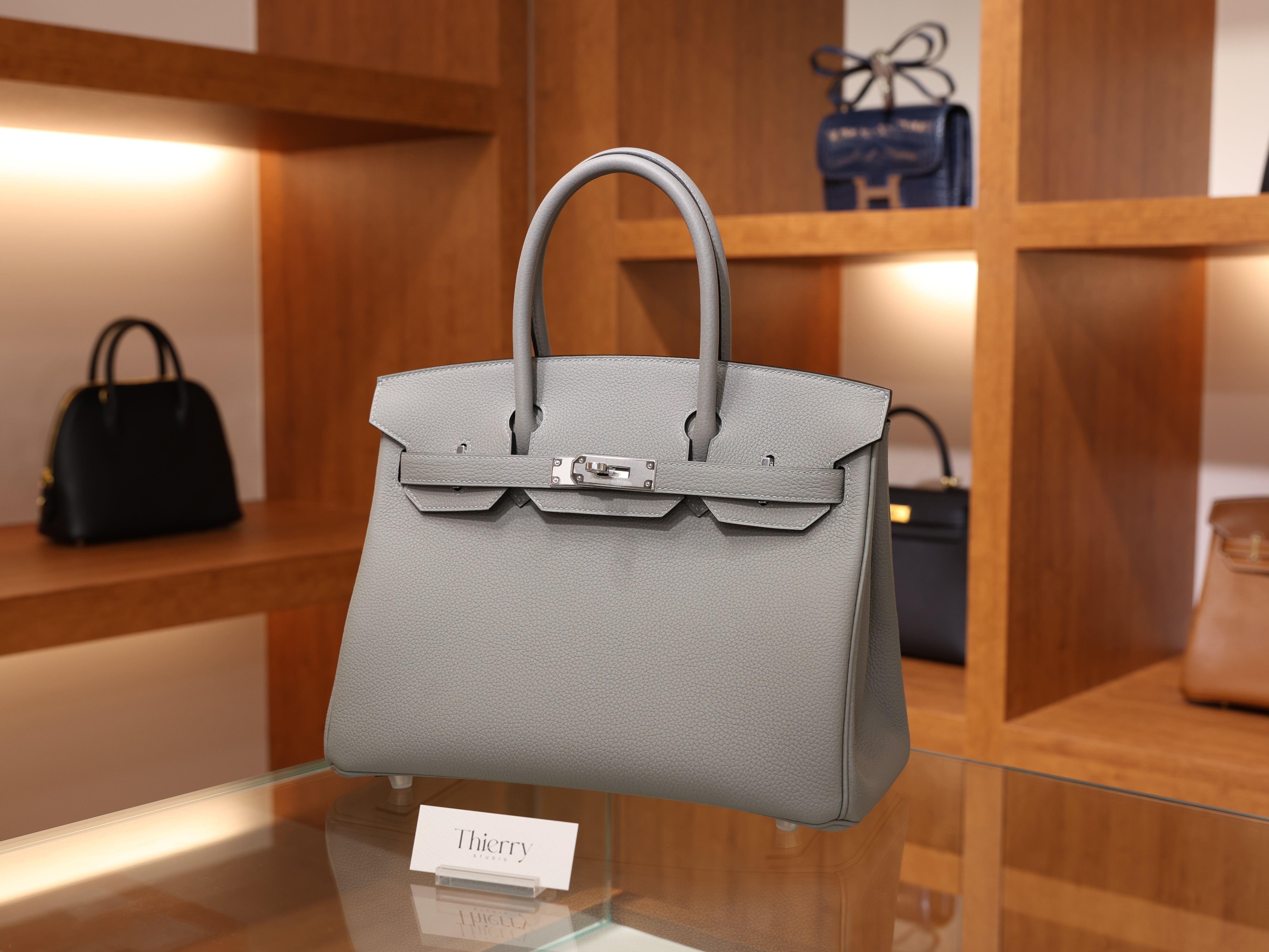 Birkin 30 togo gris mouette PHW
