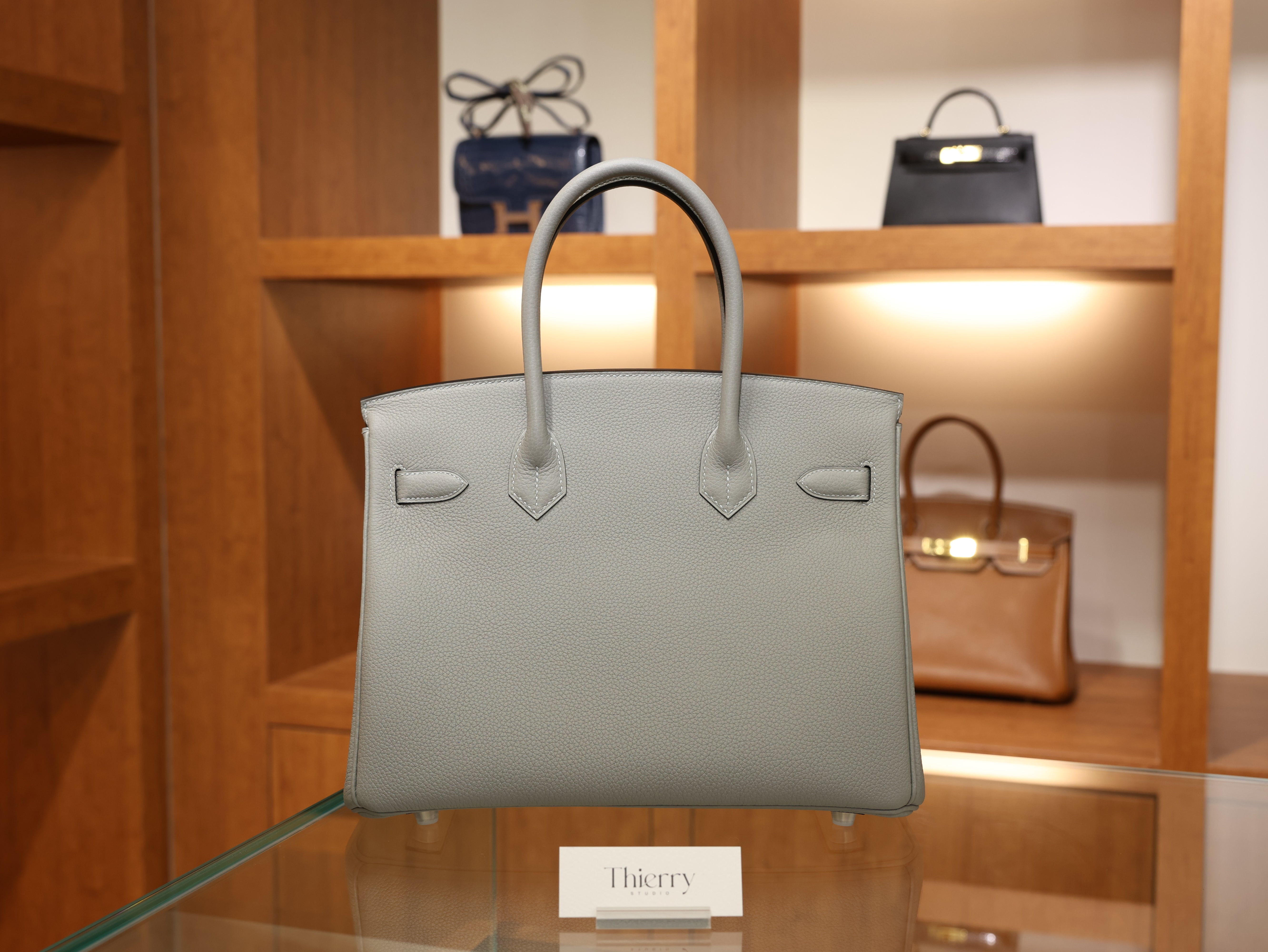 Birkin 30 togo gris mouette PHW