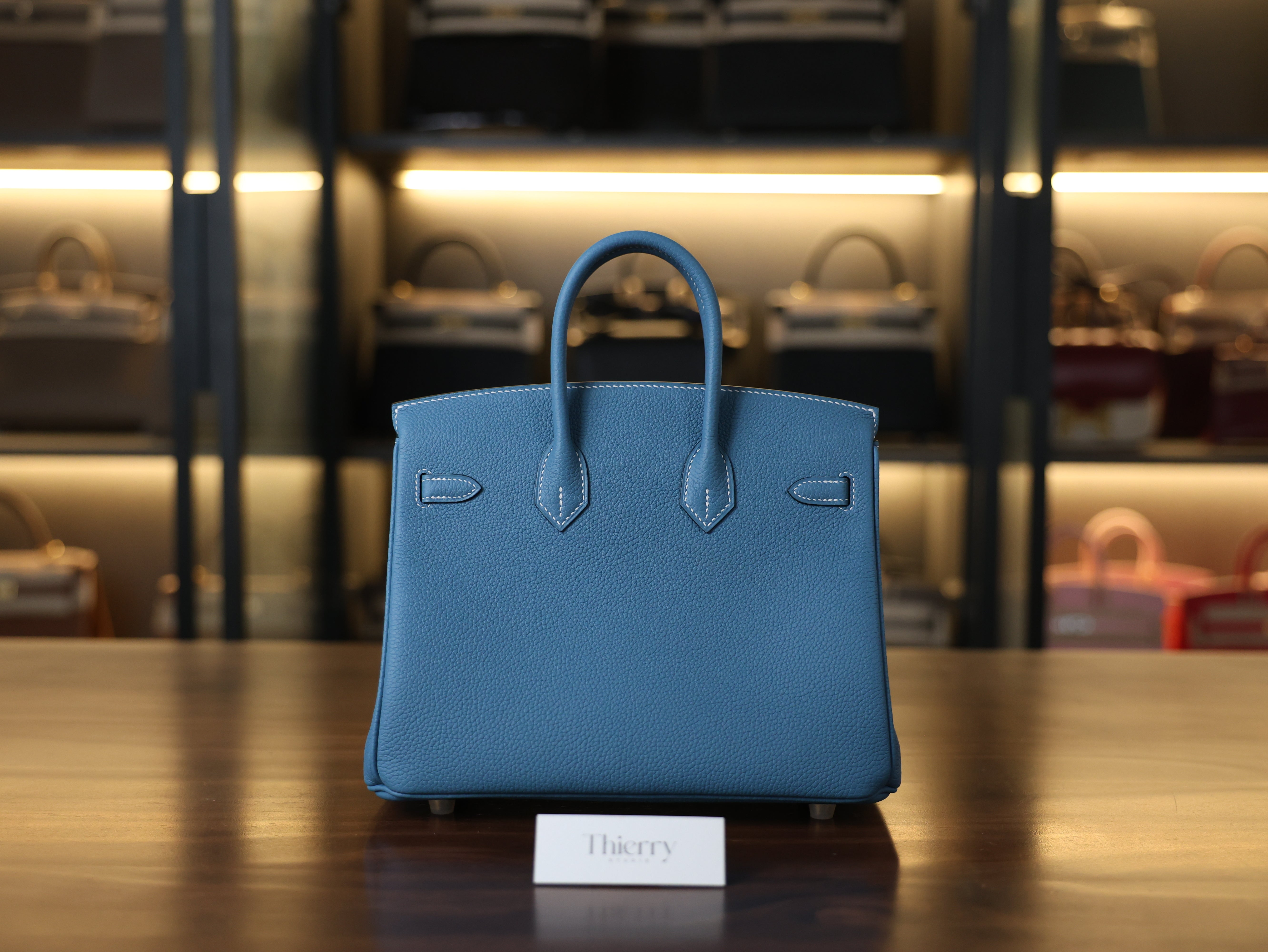 Birkin 25 togo blue jean GHW