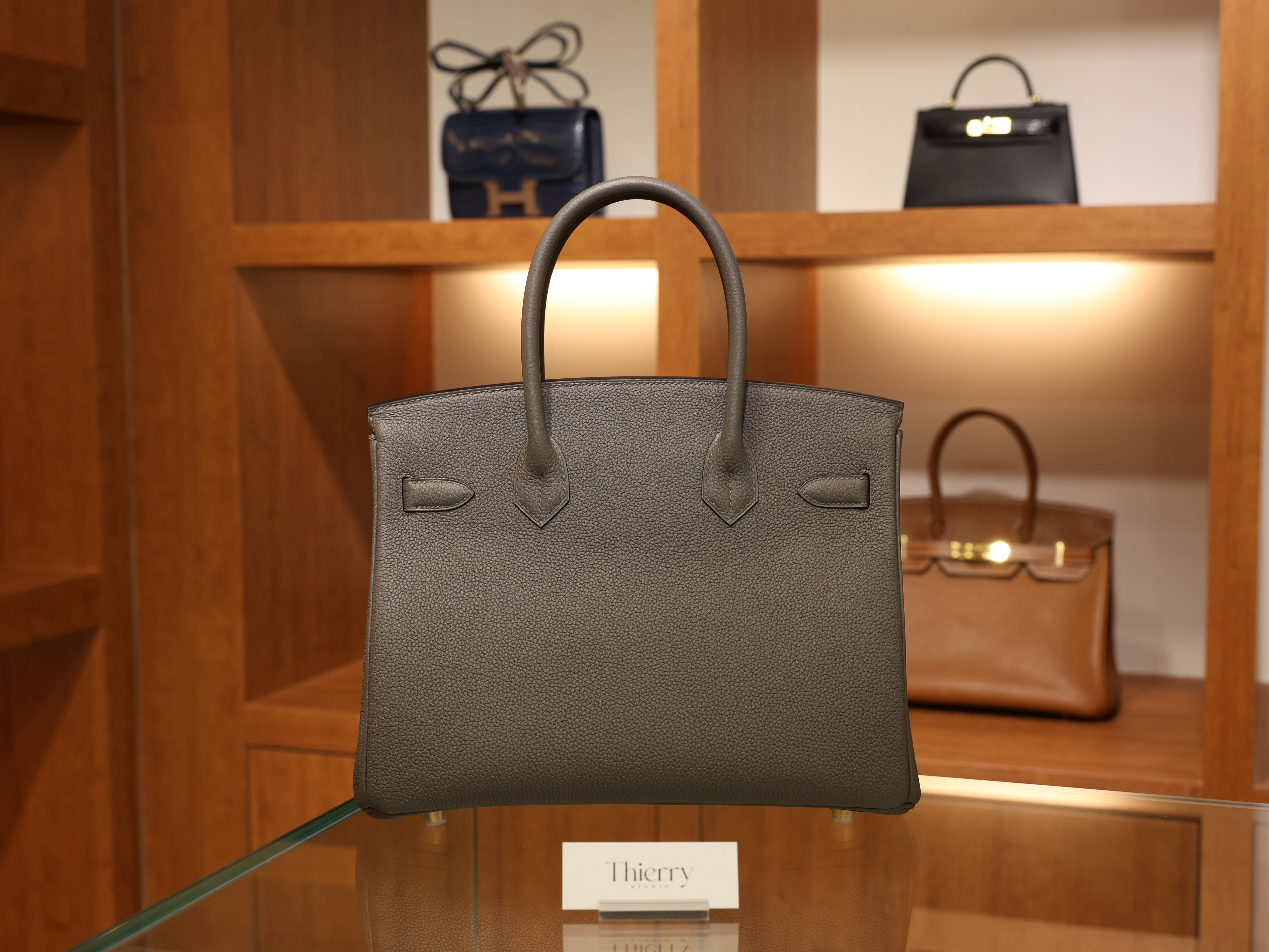 Birkin 30 togo etain GHW
