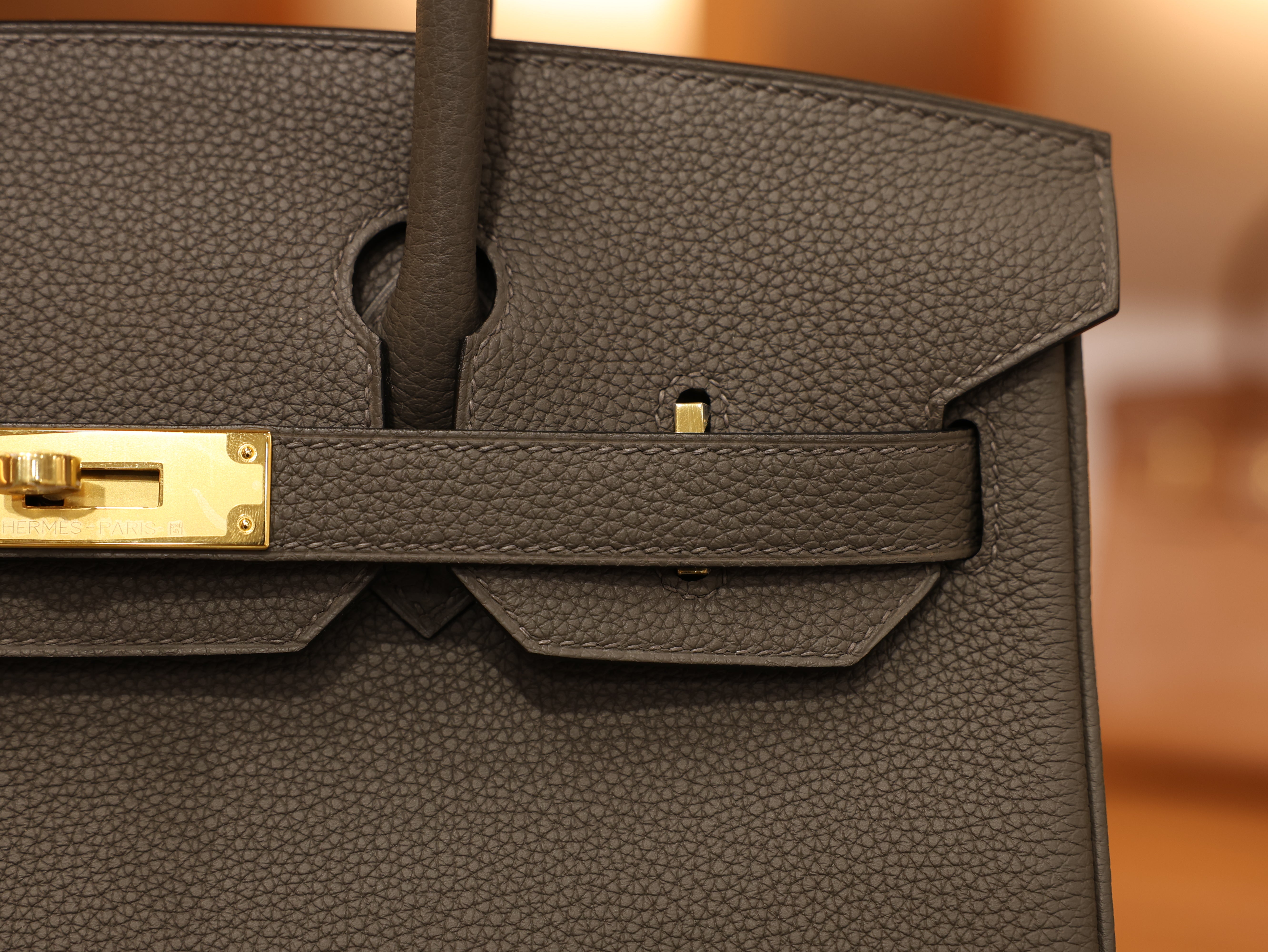 Birkin 30 togo etain GHW