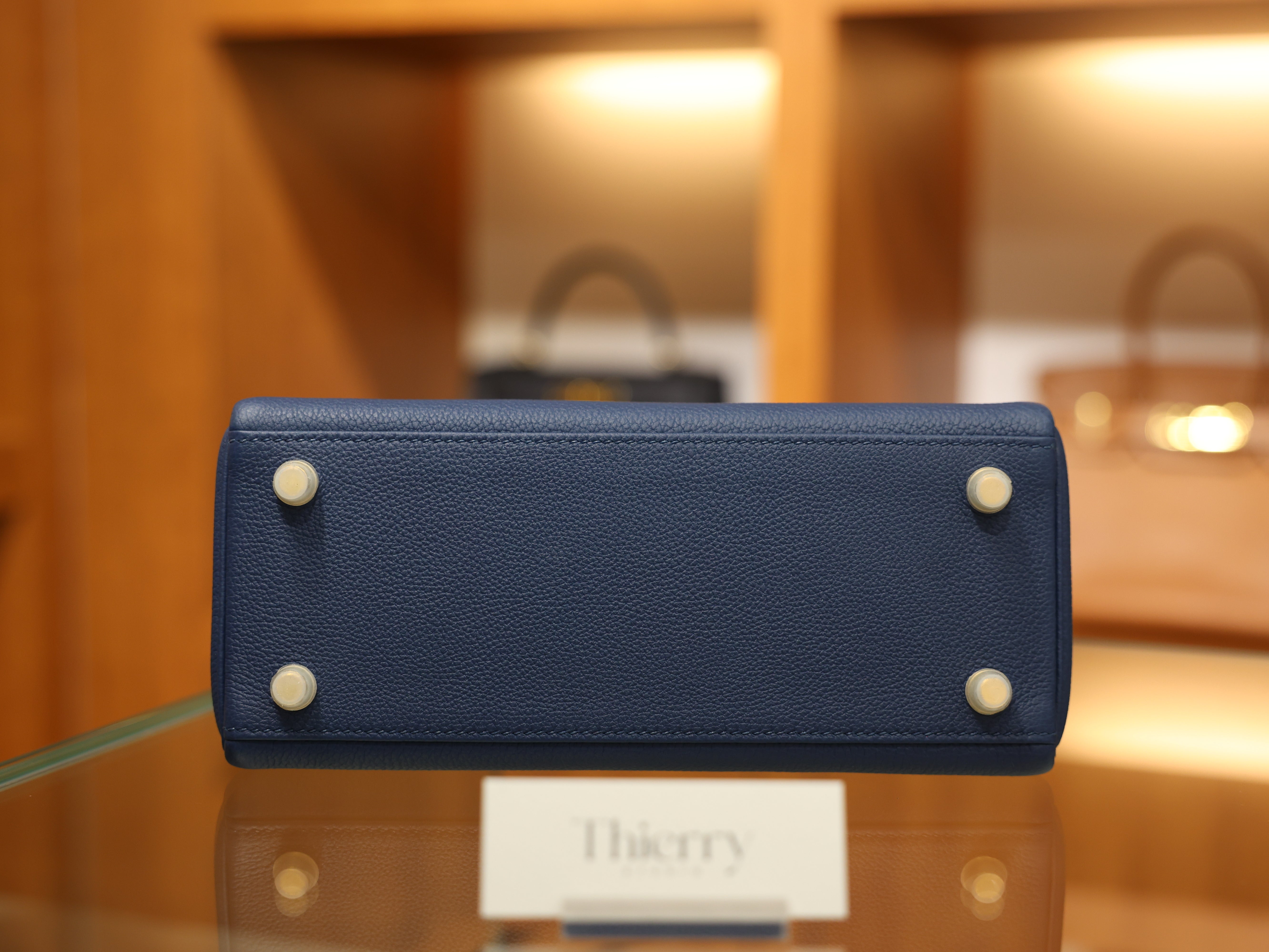Kelly 25 togo blue de prusse GHW