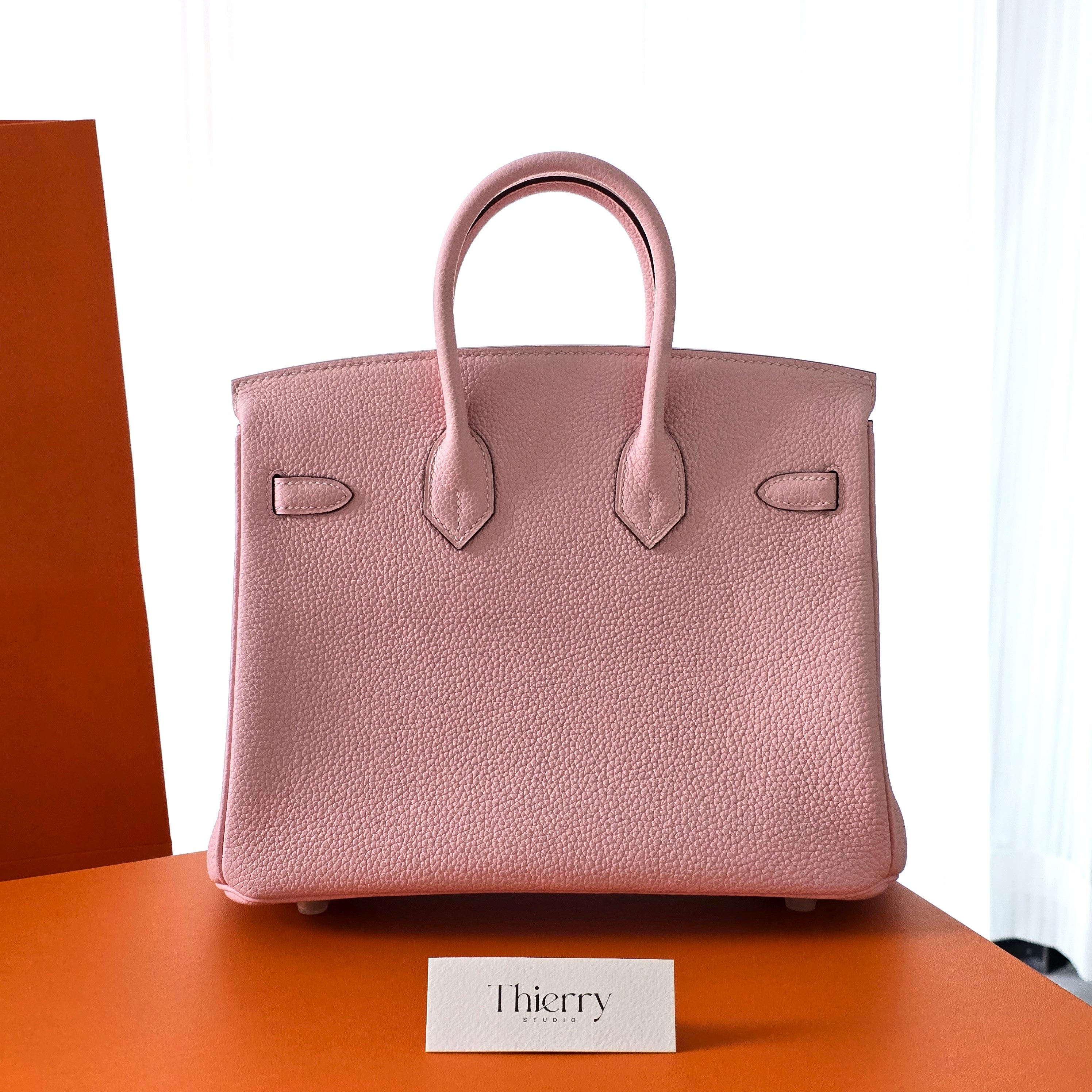 Birkin 25 togo rose sakura GHW