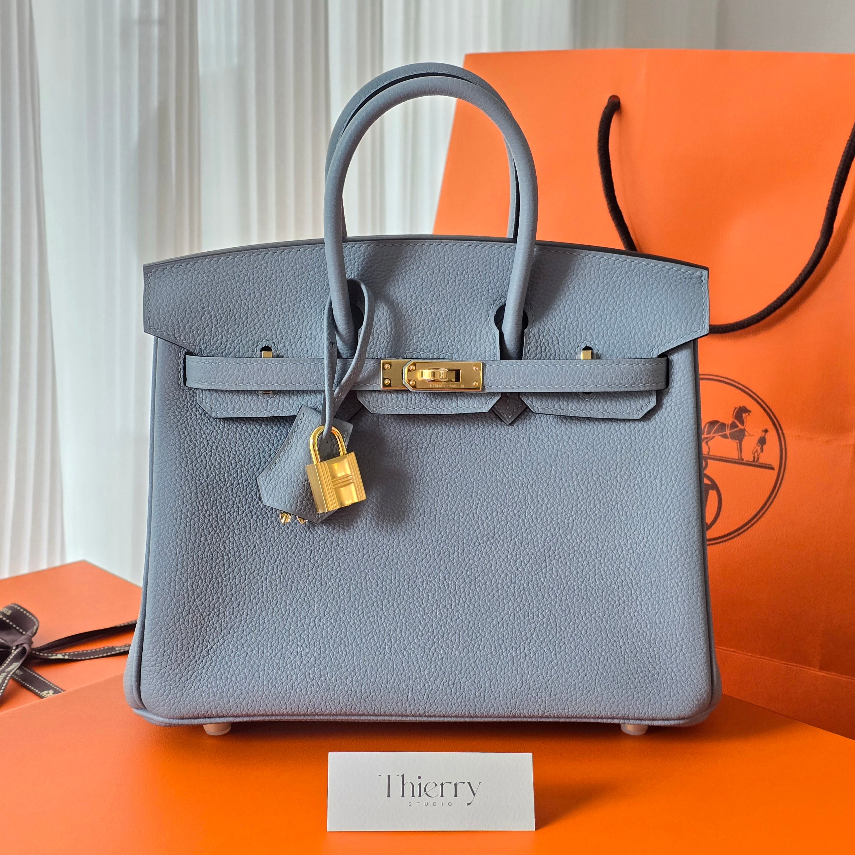 Birkin 25 togo blue lin GHW