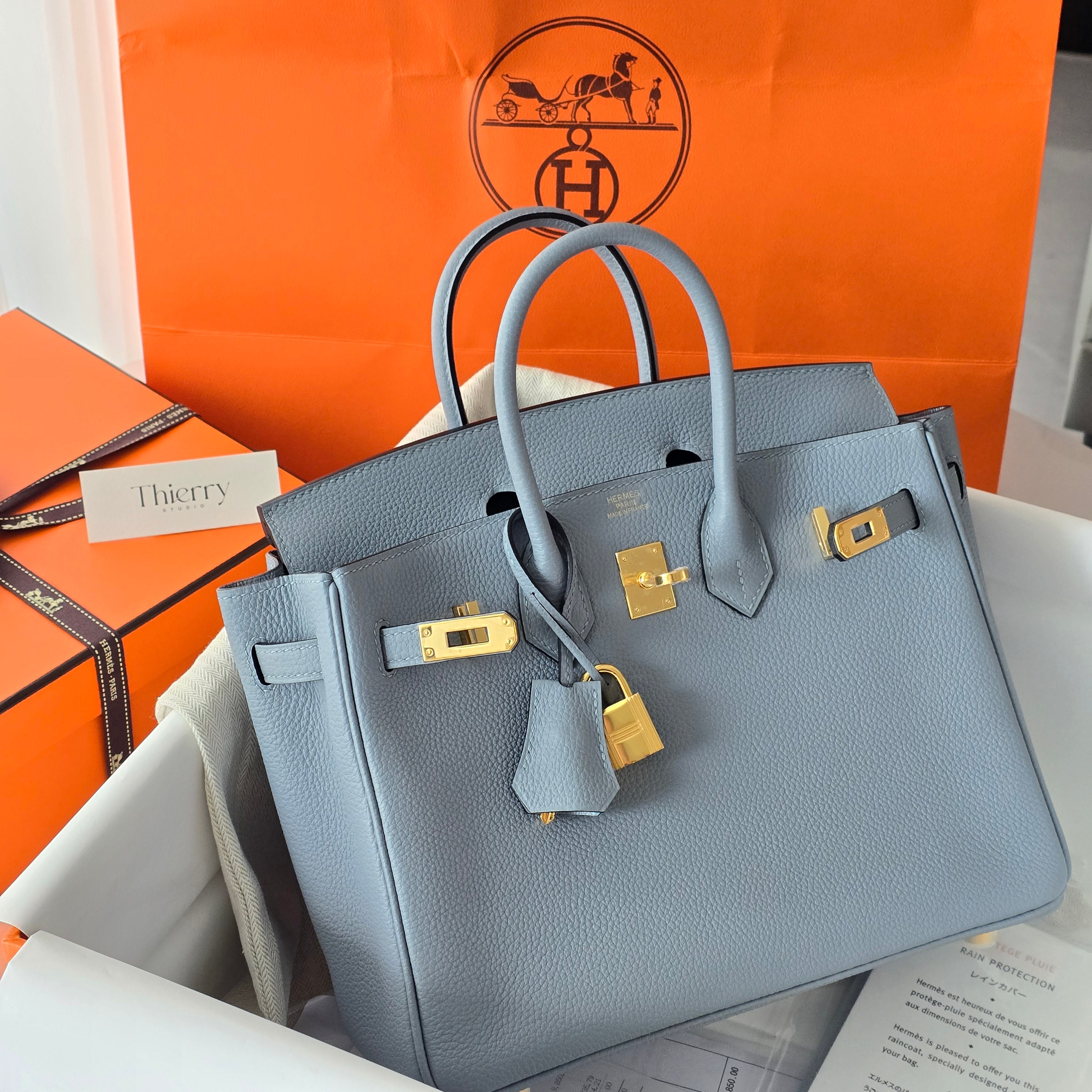 Birkin 25 togo blue lin GHW